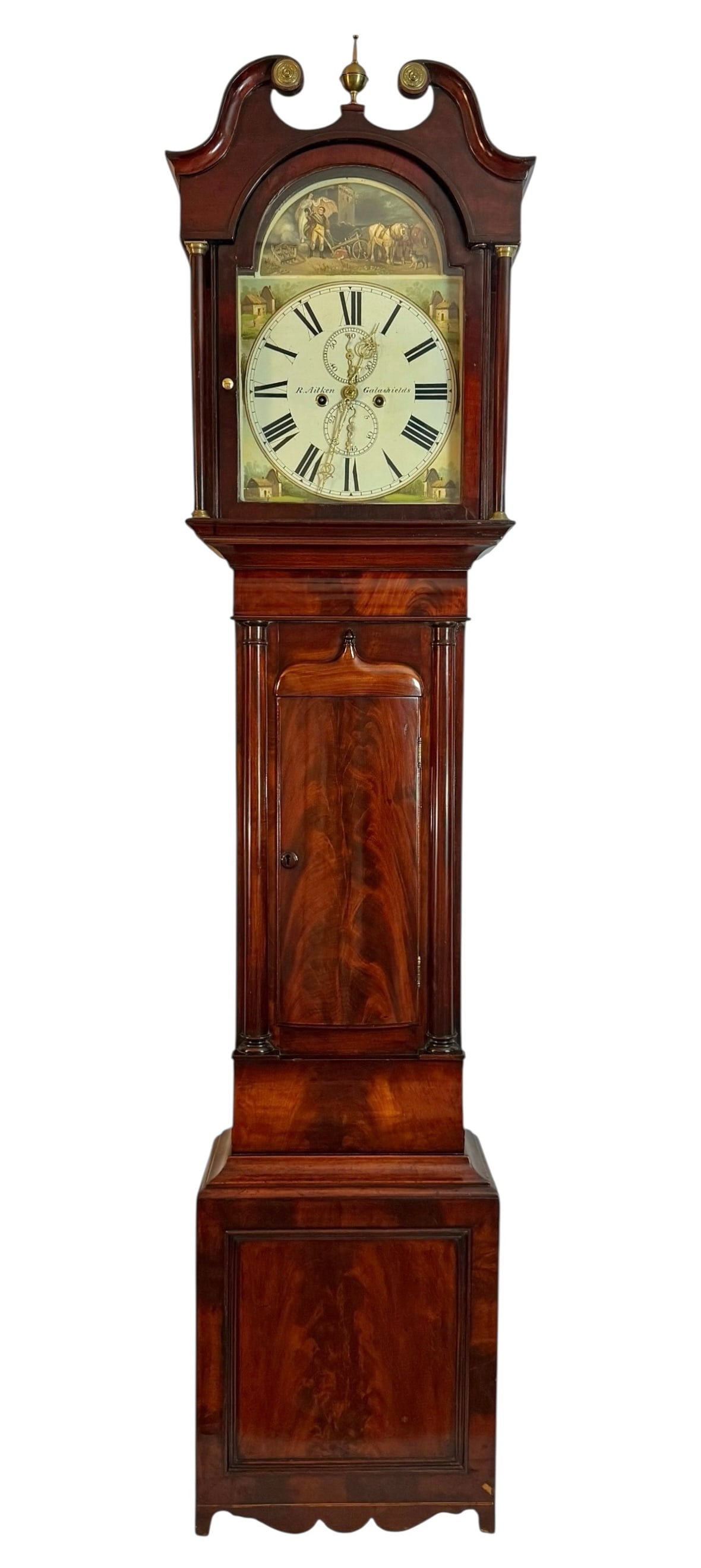 R. Aitken Galashields Grandfather Clock (1 of 6)