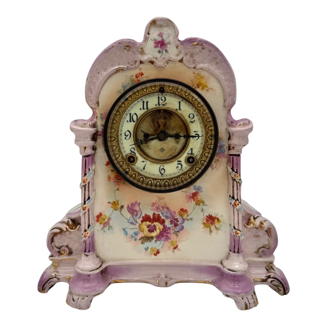 (売約済)　アメリカ「ANSONIA」アンティーク天使ブロンズ置き時計 Ansonia Clock Company Prices - 15,038 Auction Price Results