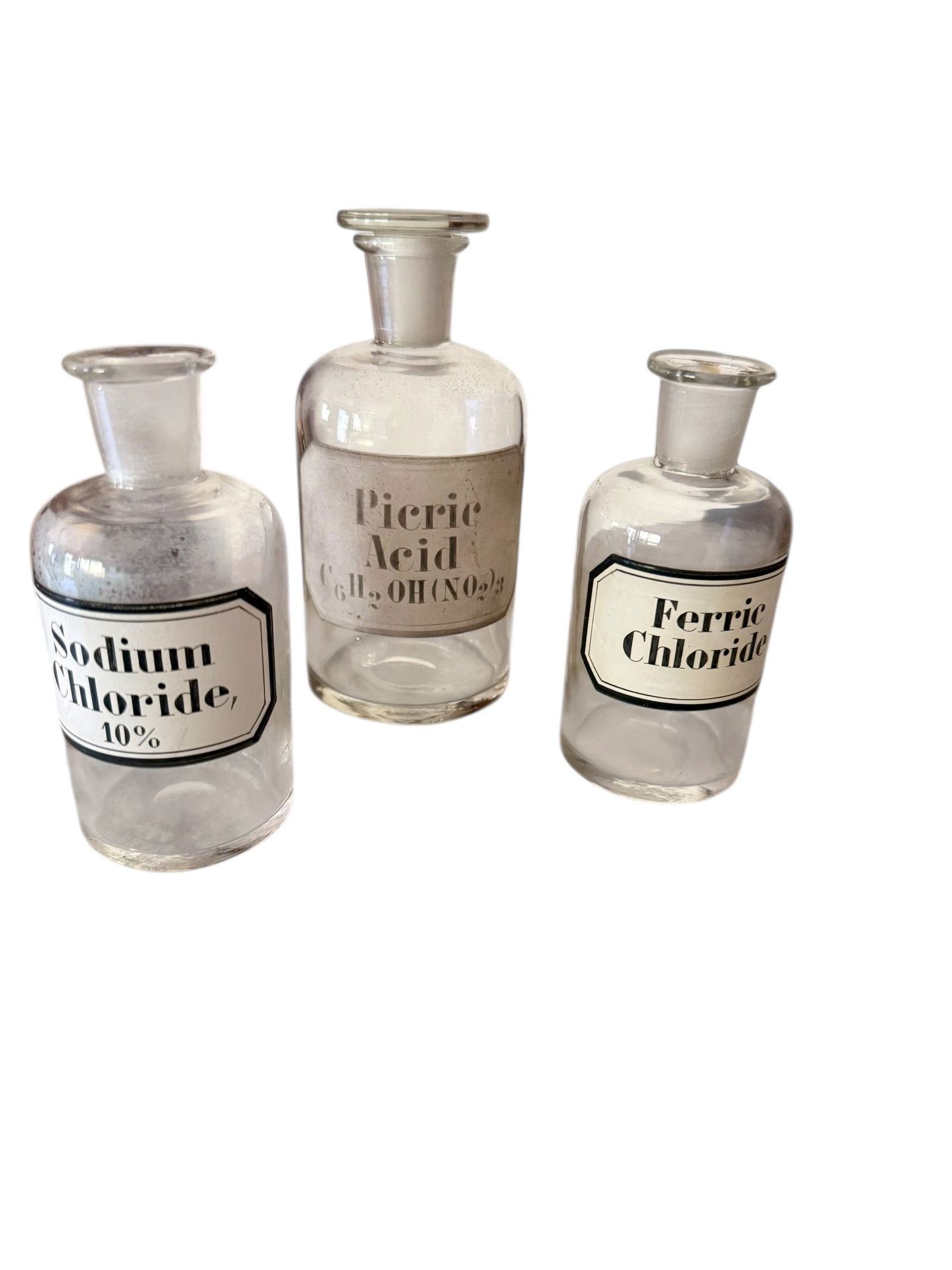 (3) Vintage Labeled Apothecary Jars (1 of 4)