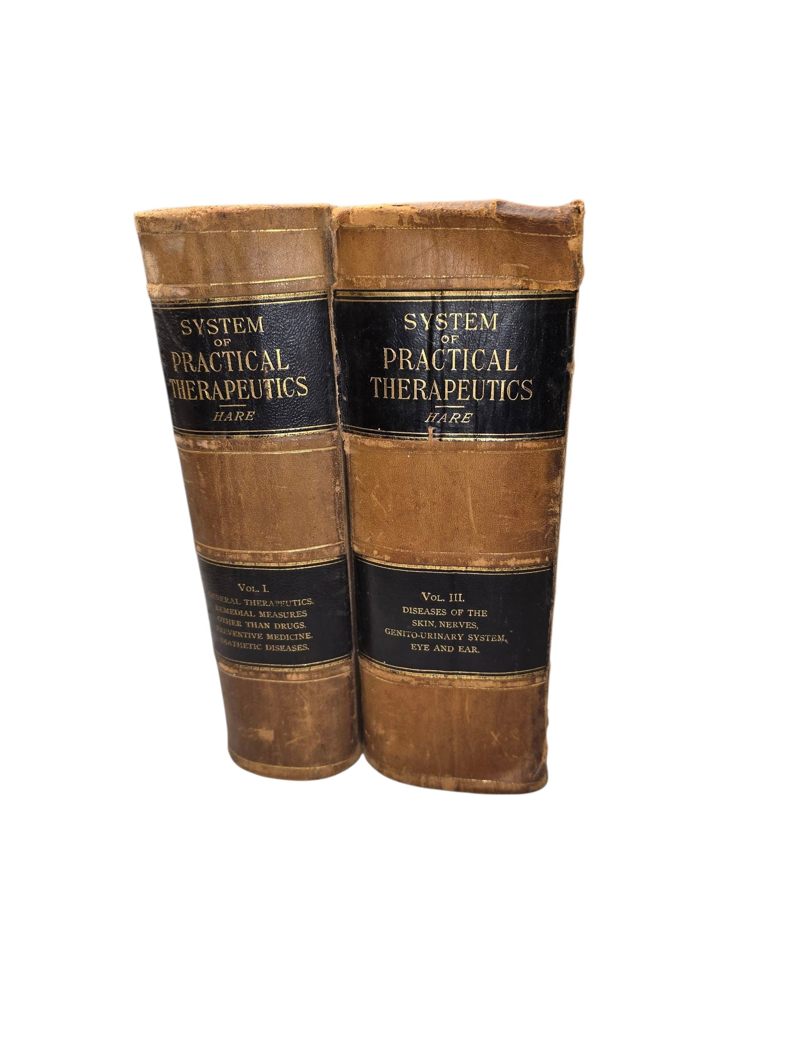 A System of Practical Therapeutics. Volumes I and III. Philadelphia: Lea Brothers & Co., 1891.: Volume I: General Therapeutic Considerations?Prescription-Writing?Remedial Measures Other Than Drugs?Preventive Medicine?Diathetic Diseases and Diseases of Nutrition.Volume III: Diseases of the Skin, 