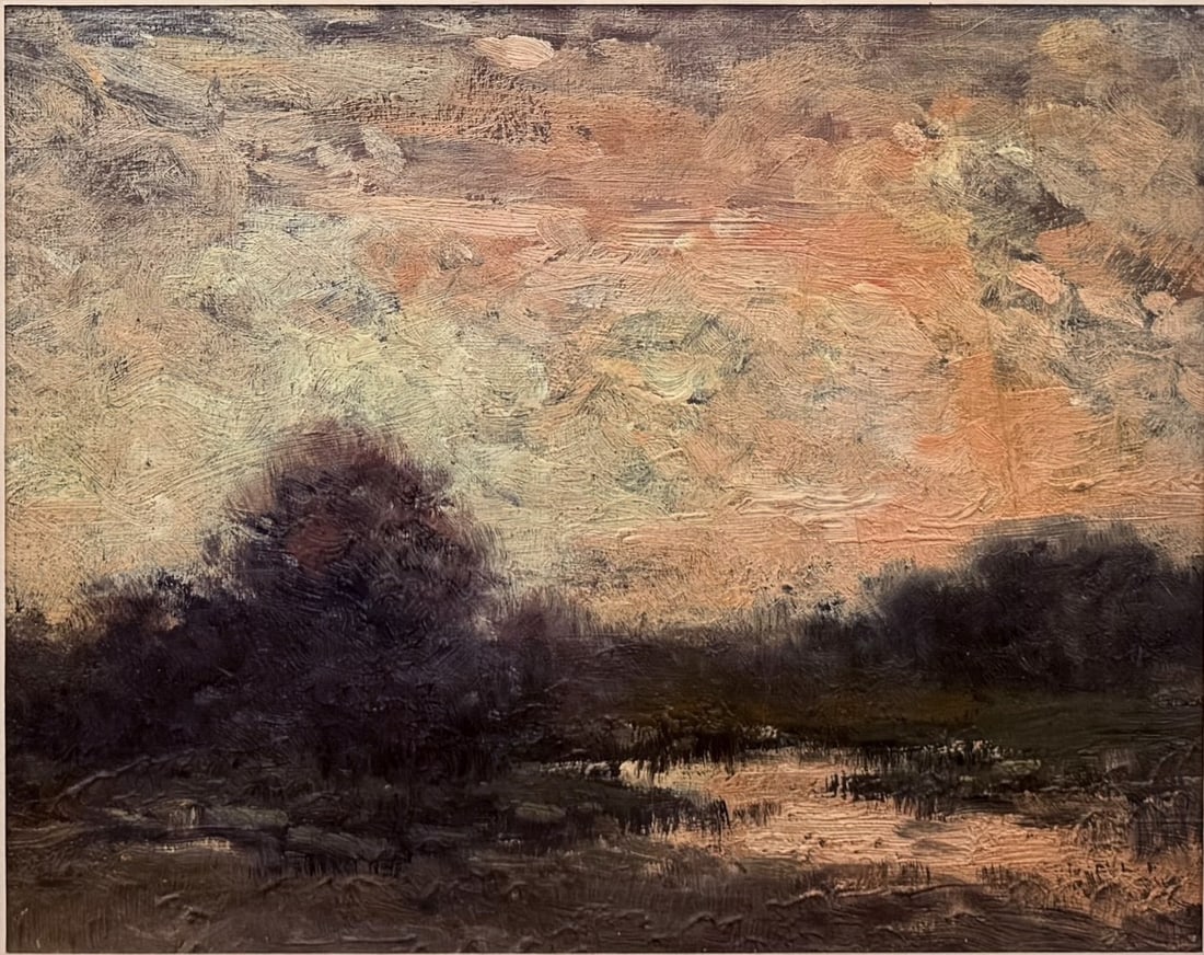 Edward Loyal Field - Autumn Trees at Dusk - 2