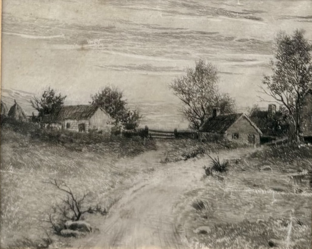 Edward Loyal Field - Rural Landscape with Cottages - 3