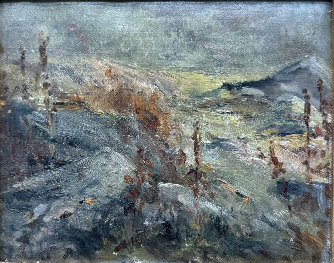 Edward Loyal Field - Winter Scene with Structure - 3