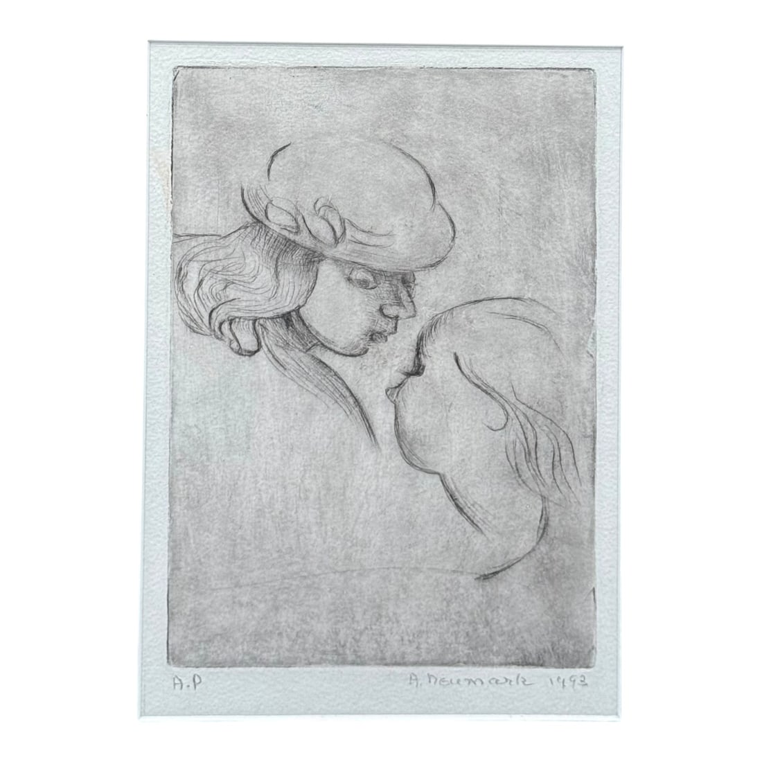 Anne Neumark - Portrait of a Woman in Profile - 2