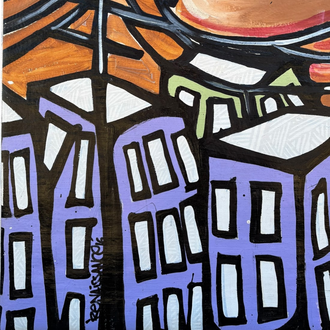 Sam Majeed (Samuel Renaissance) - Urban Landscape Diptych - 5