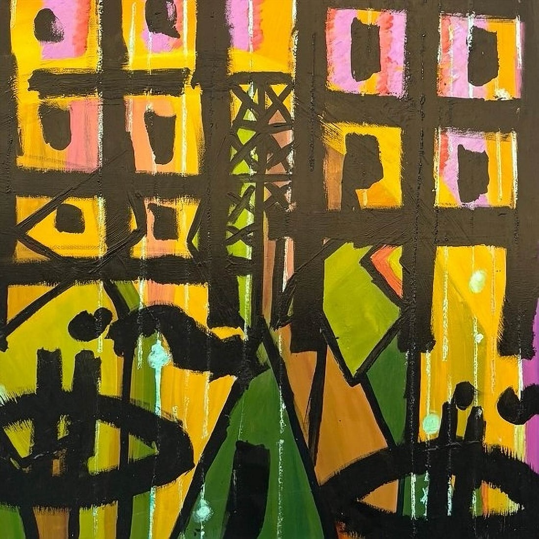 Peter Robert Keil - Twin Towers Cityscape - 6