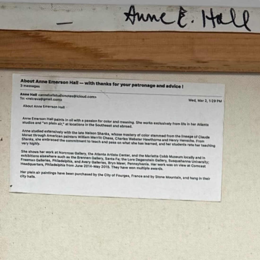 Anne Emerson Hall - Seated Nude (Circa 2001) - 6