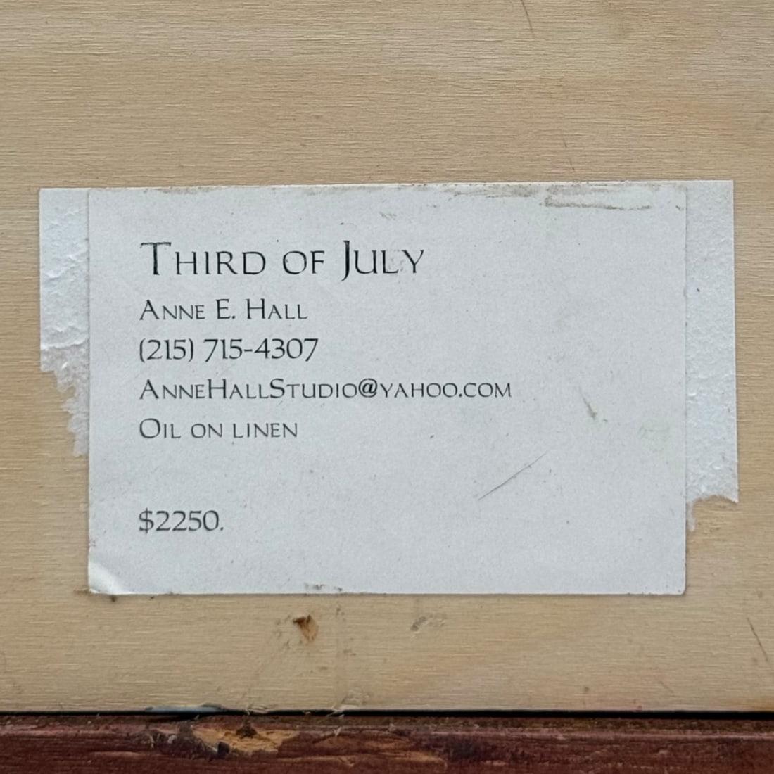 Anne Emerson Hall - Third of July - 9