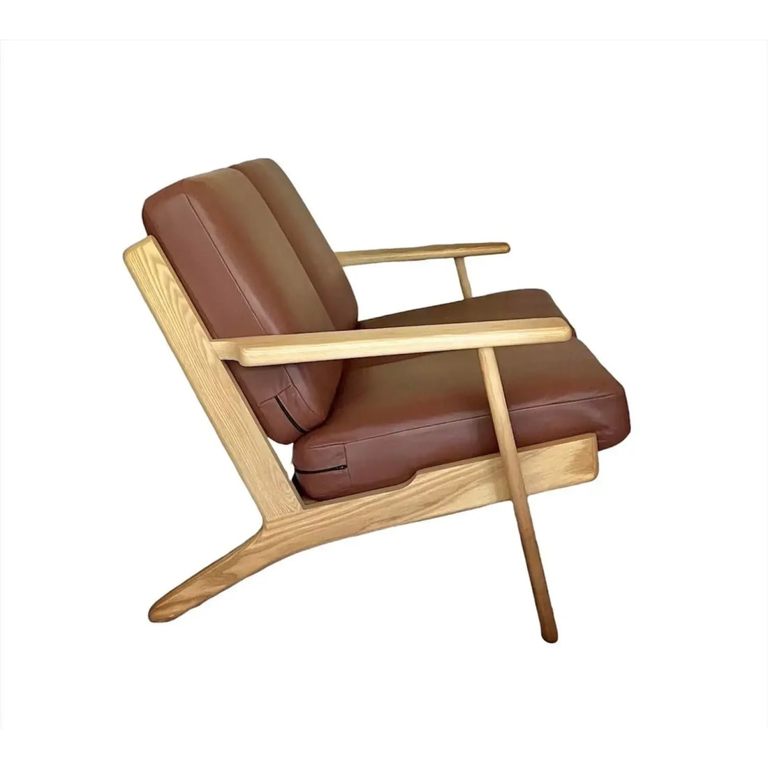 Hans Wegner for GETAMA GE-290/2 Two-Seat Plank Sofa in Leather - 4