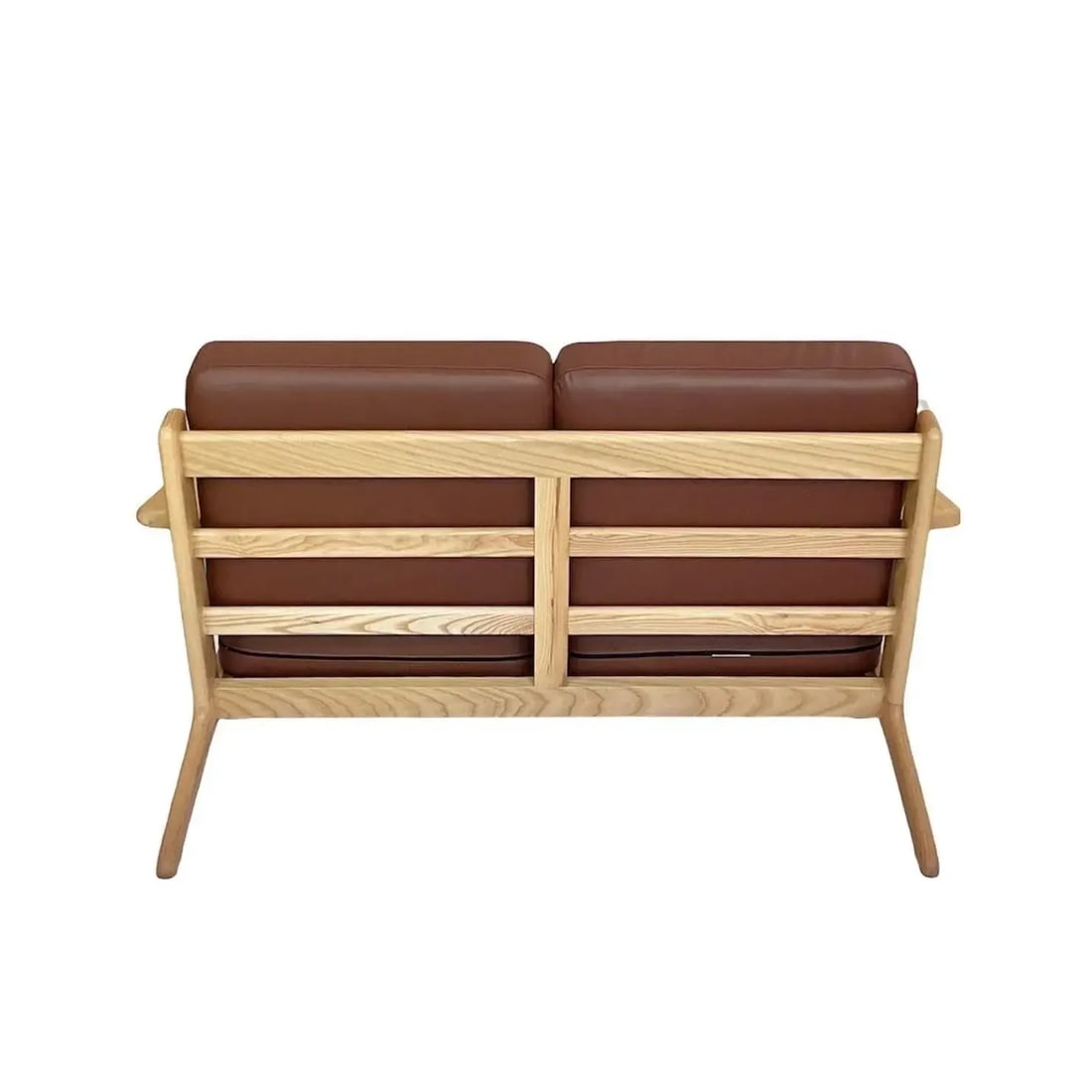 Hans Wegner for GETAMA GE-290/2 Two-Seat Plank Sofa in Leather - 5