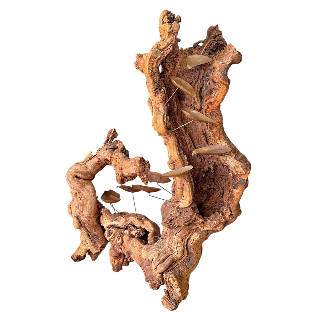 Driftwood and Copper Fountain; Attributed to Scott Coblentz (1 of 8)