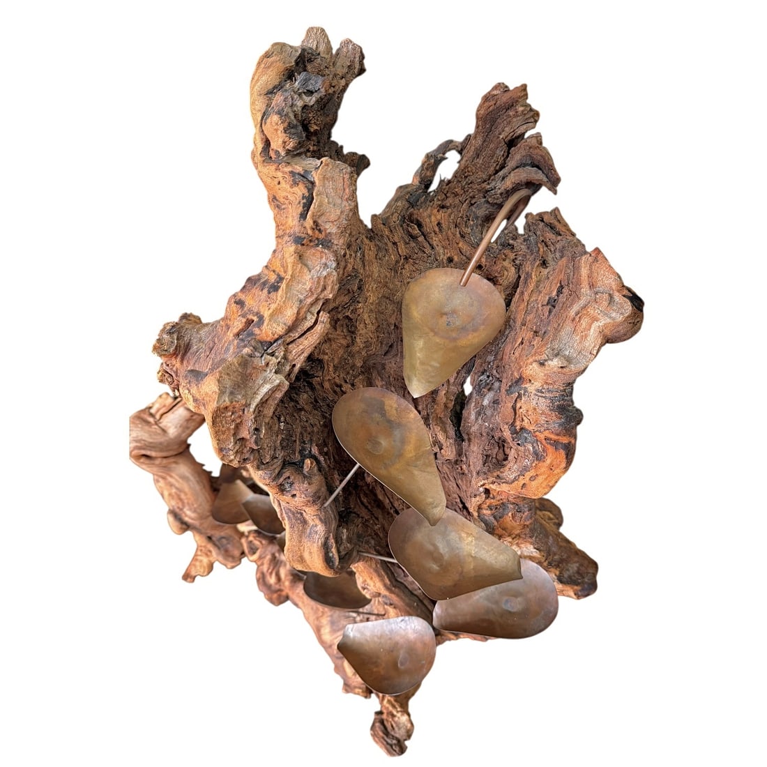 Driftwood and Copper Fountain; Attributed to Scott Coblentz - 4