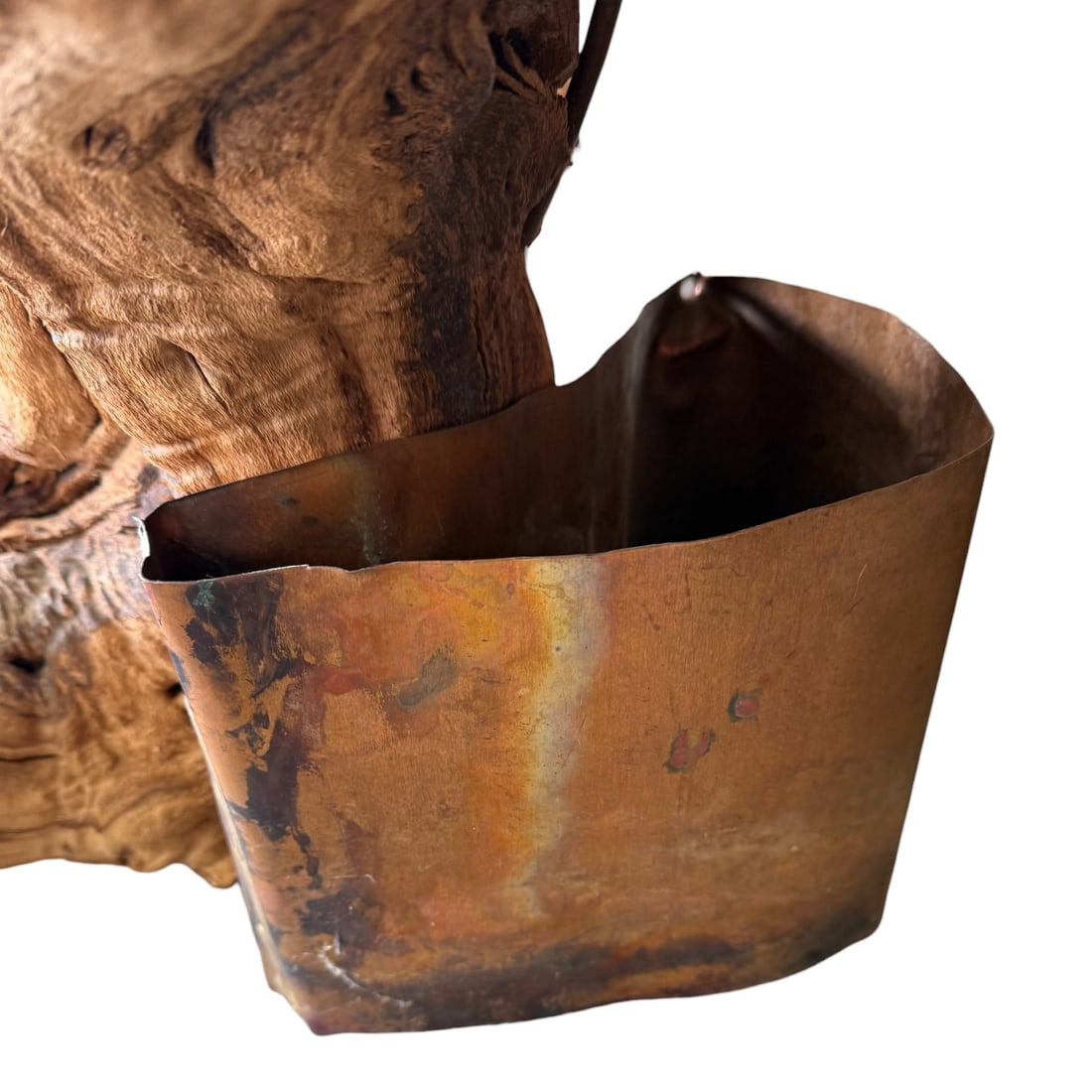 Driftwood and Copper Fountain; Attributed to Scott Coblentz - 7