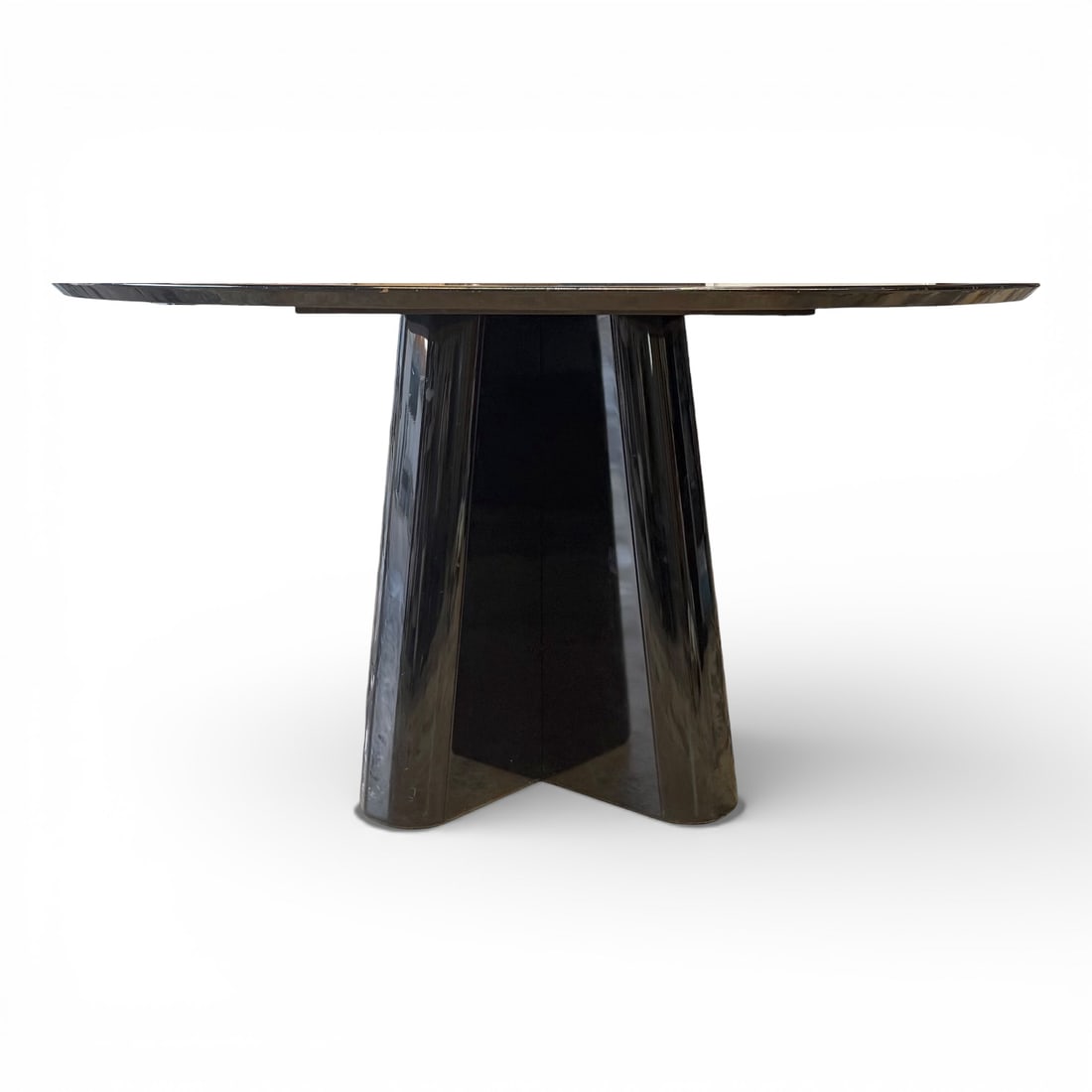 Italian Post-Modern Lacquer and Inlaid Dining Table; Manner of Benjamin Le - 8
