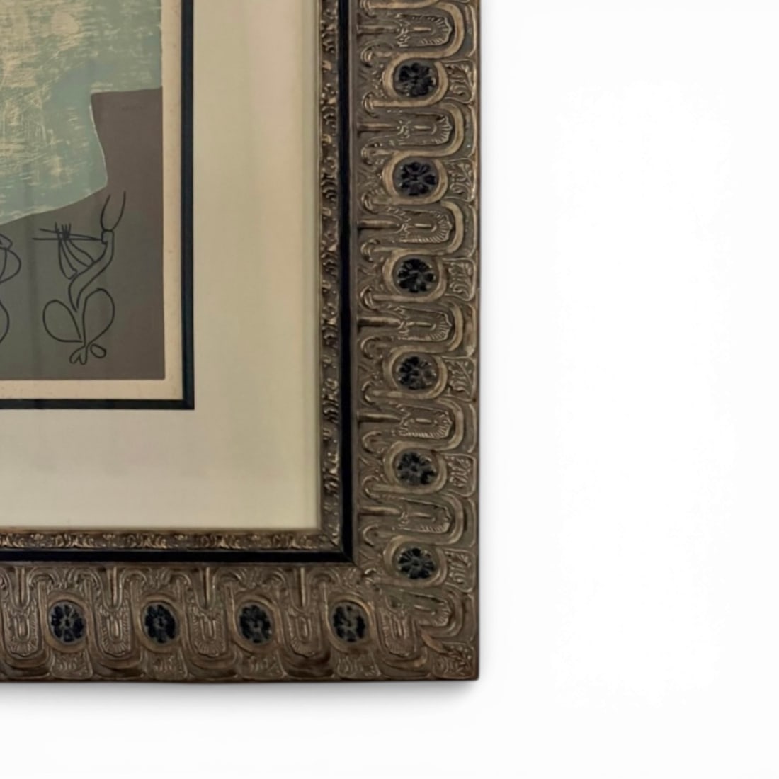 After Pablo Picasso Bacchanal with Bull Color Linocut 1962 - 3