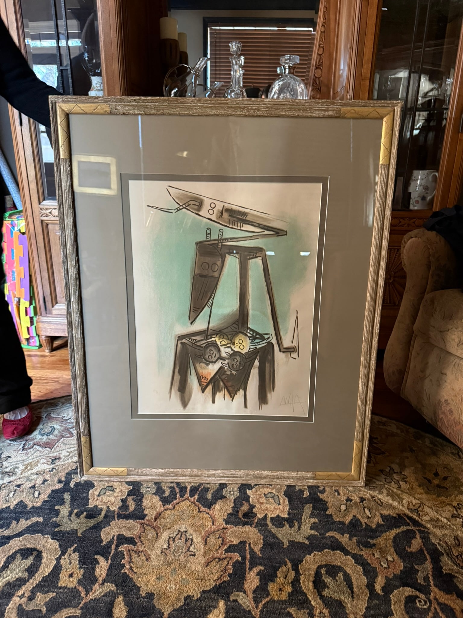 Wifredo Lam Taureau-trois-graines Color Lithograph 1973 Ed. 19/99 - 11