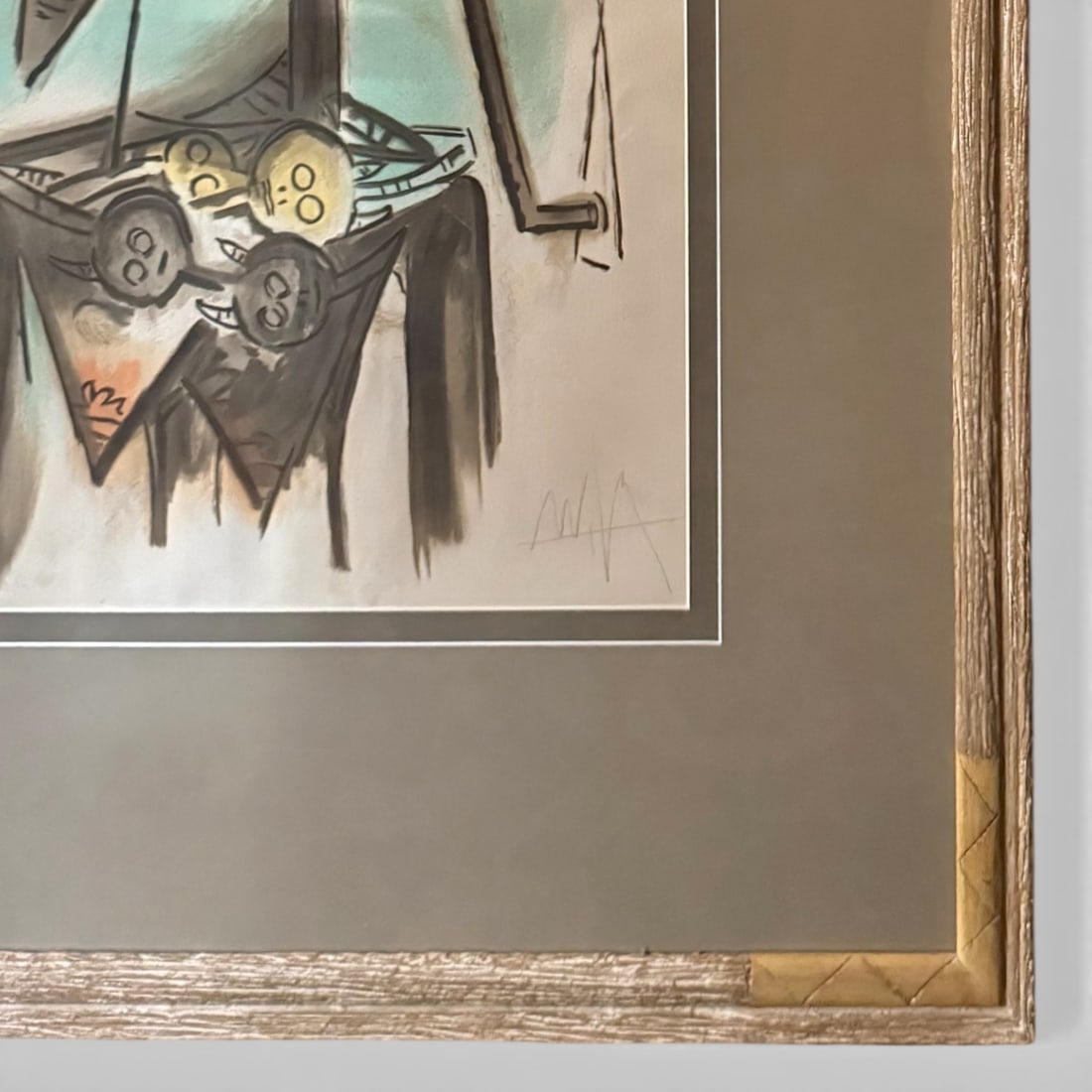 Wifredo Lam Taureau-trois-graines Color Lithograph 1973 Ed. 19/99 - 2