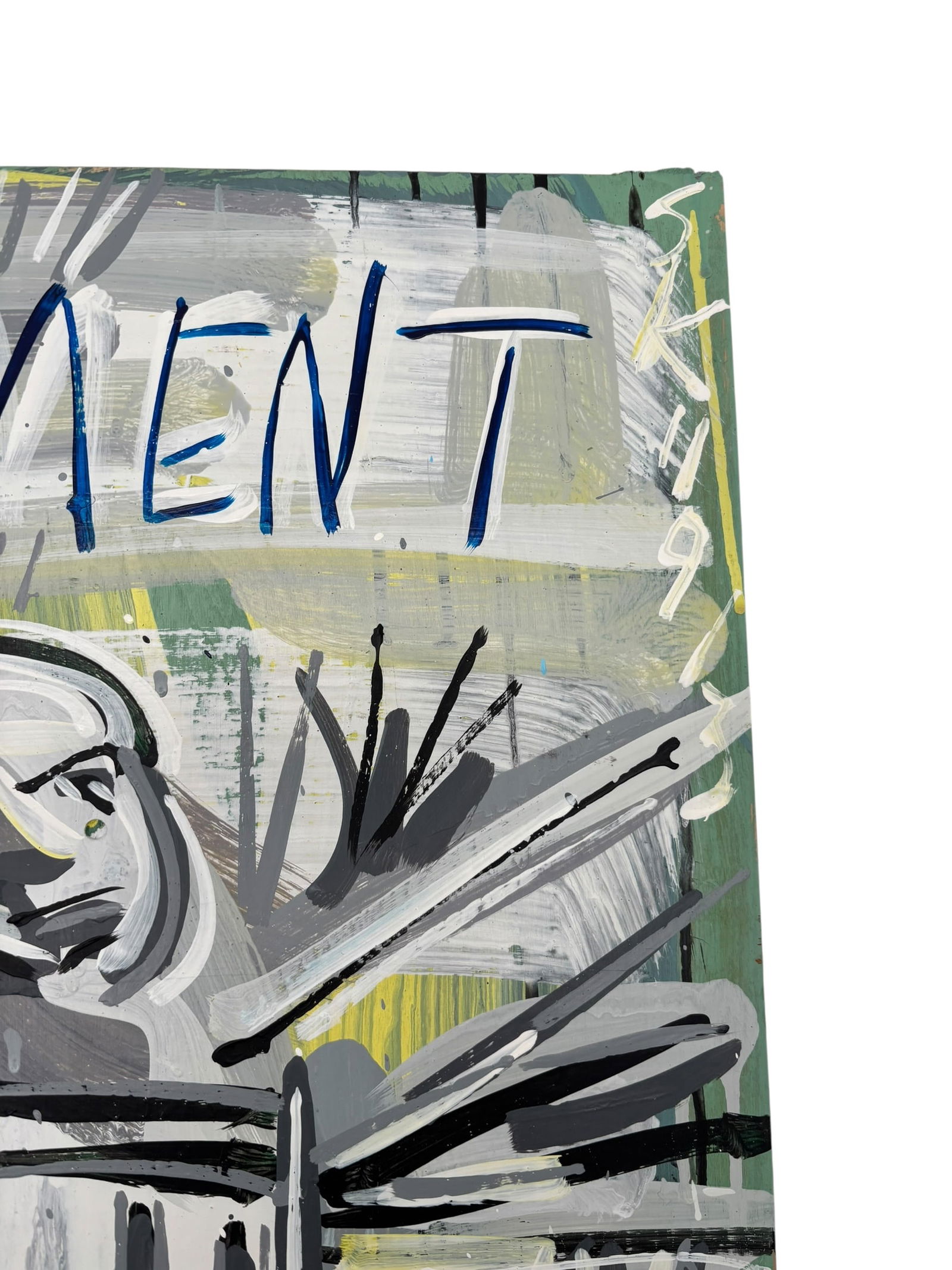 Mixed-Media Painting on Board - Political Expressionism - 7