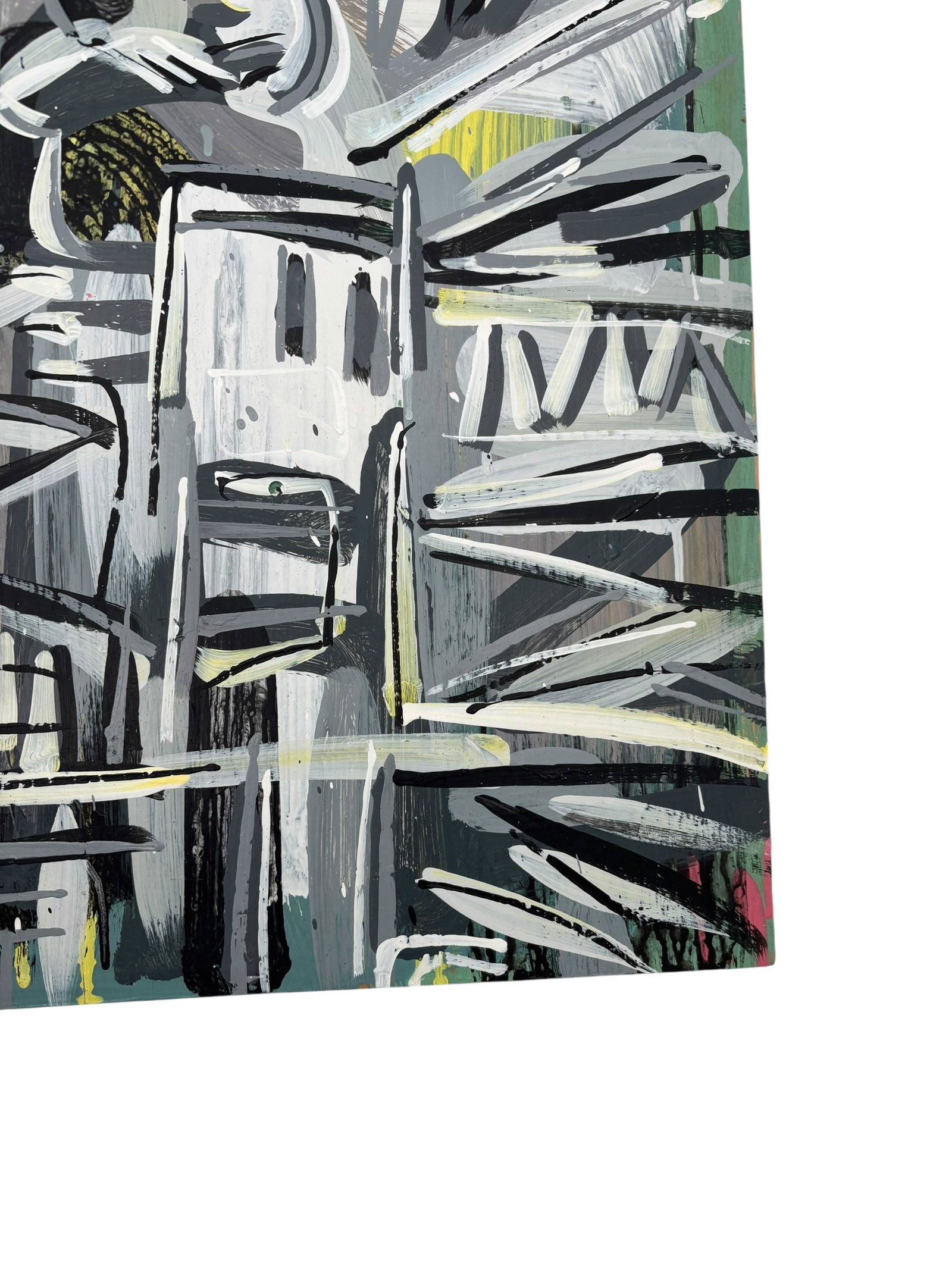 Mixed-Media Painting on Board - Political Expressionism - 8