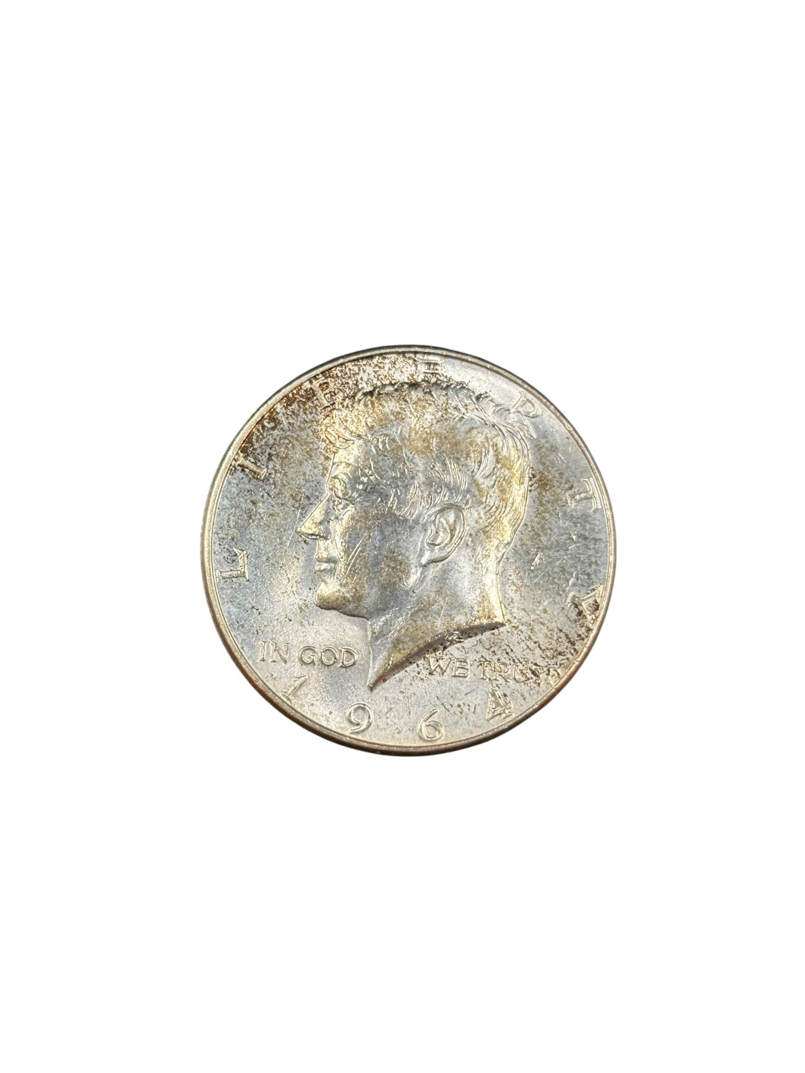 Two 1964 John F. Kennedy Silver Half Dollars - 4