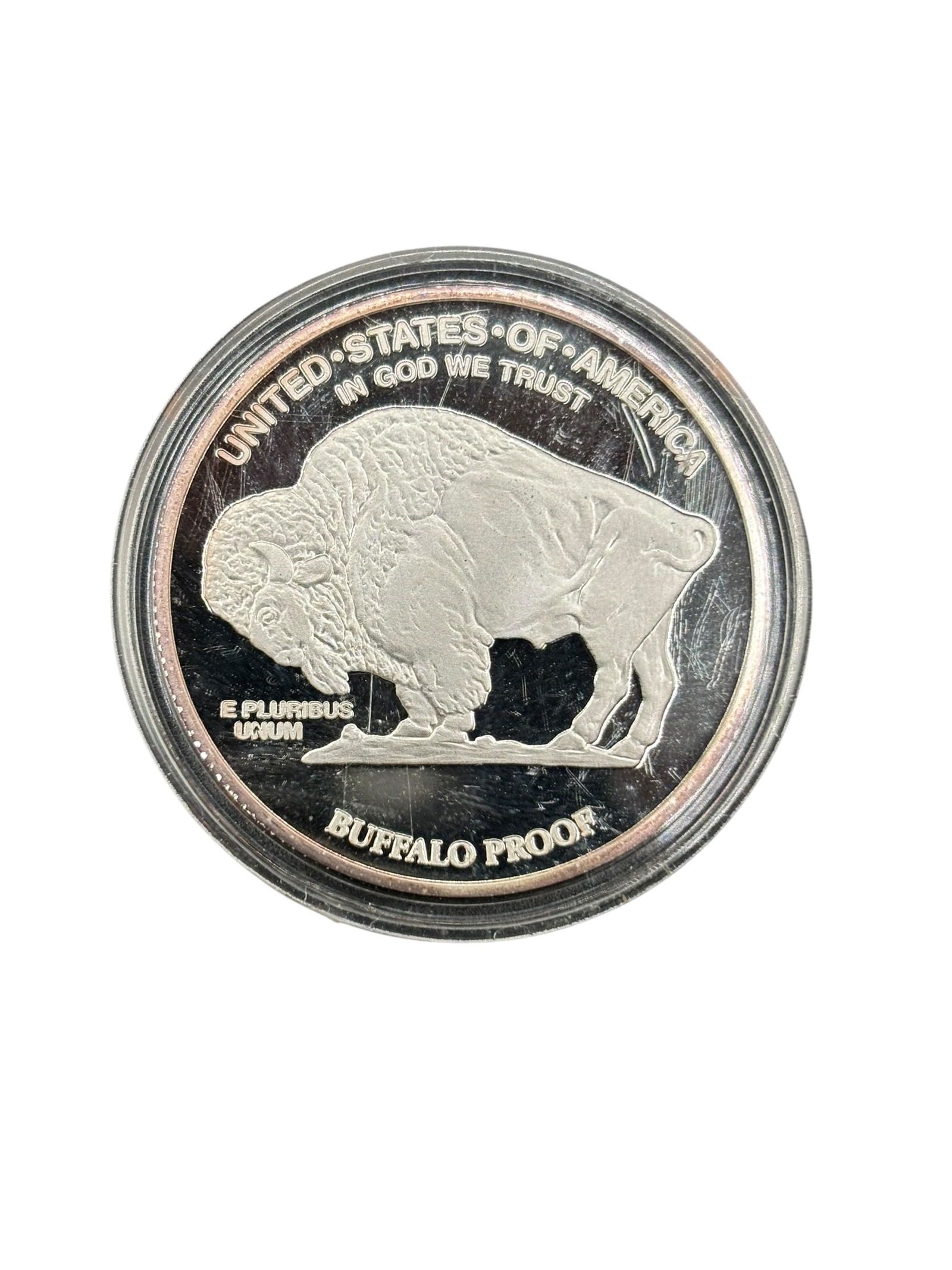 2005 Buffalo Round 1 Troy oz .999 Silver Coin - 2