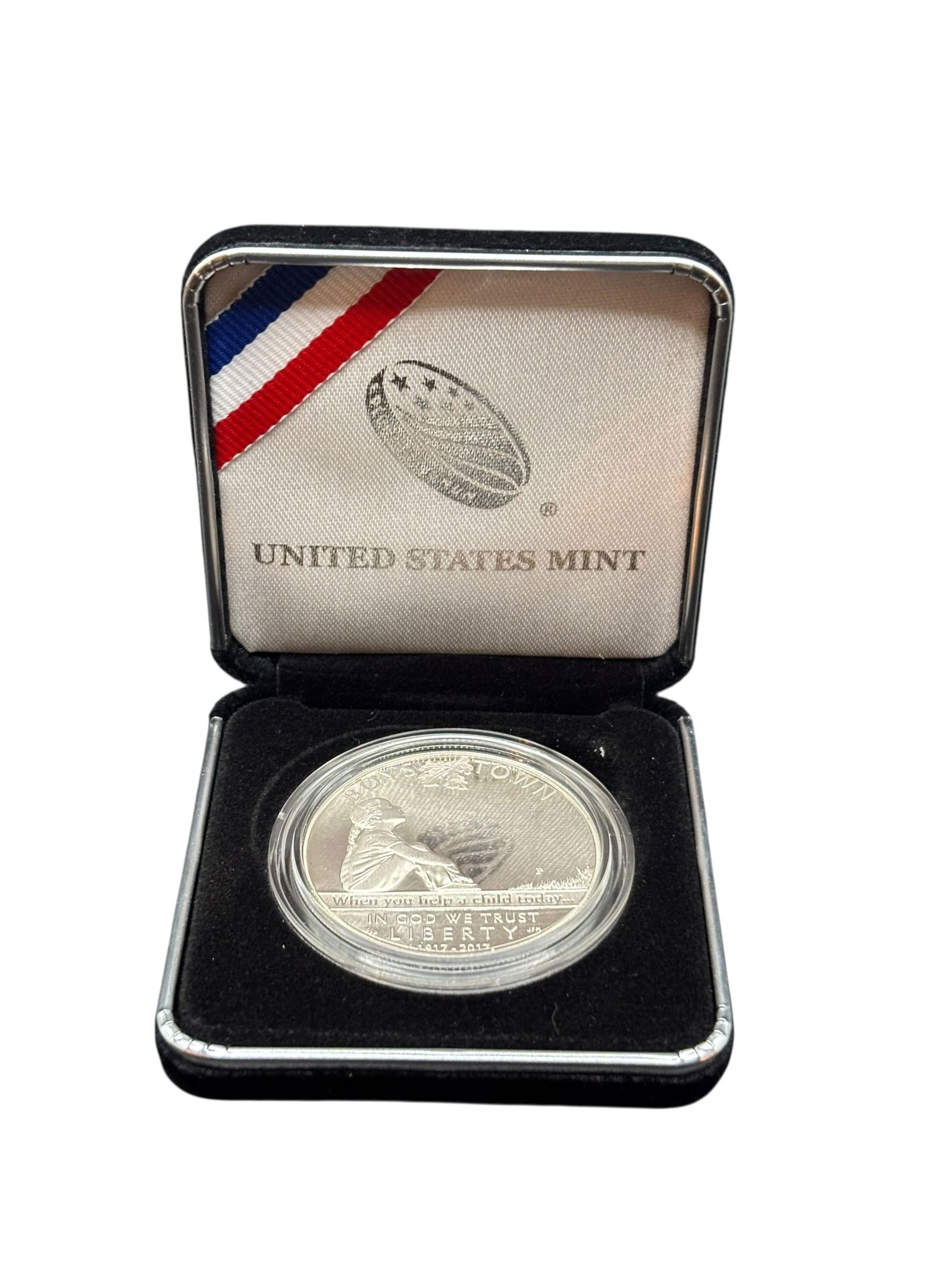2017 Boys Town Centennial Commemorative Coin with Box - 3