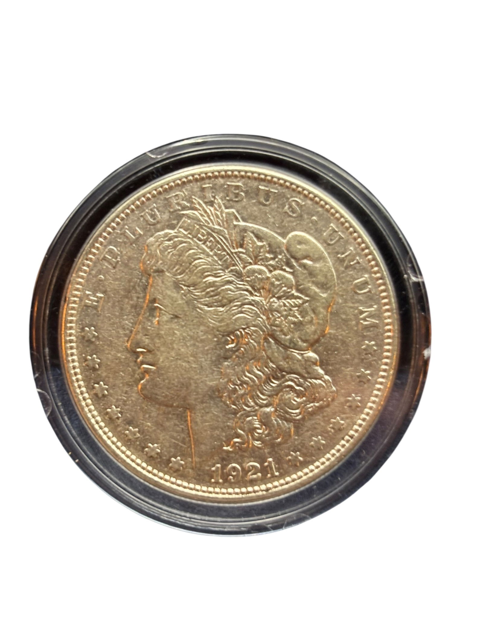 1921 Morgan Silver Dollar with Display Box - 2