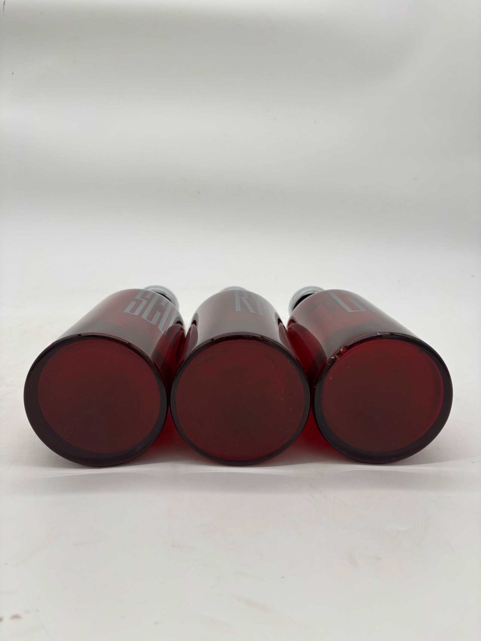 Set of Three Glass Decanters - 3