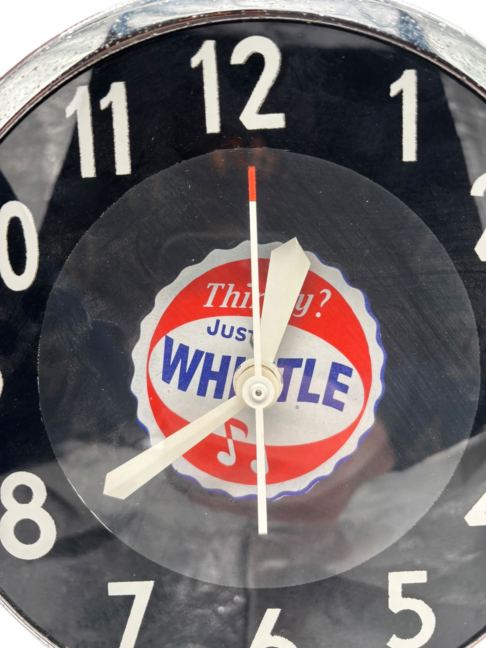 Vintage Whistle Soda Advertising Clock - 2