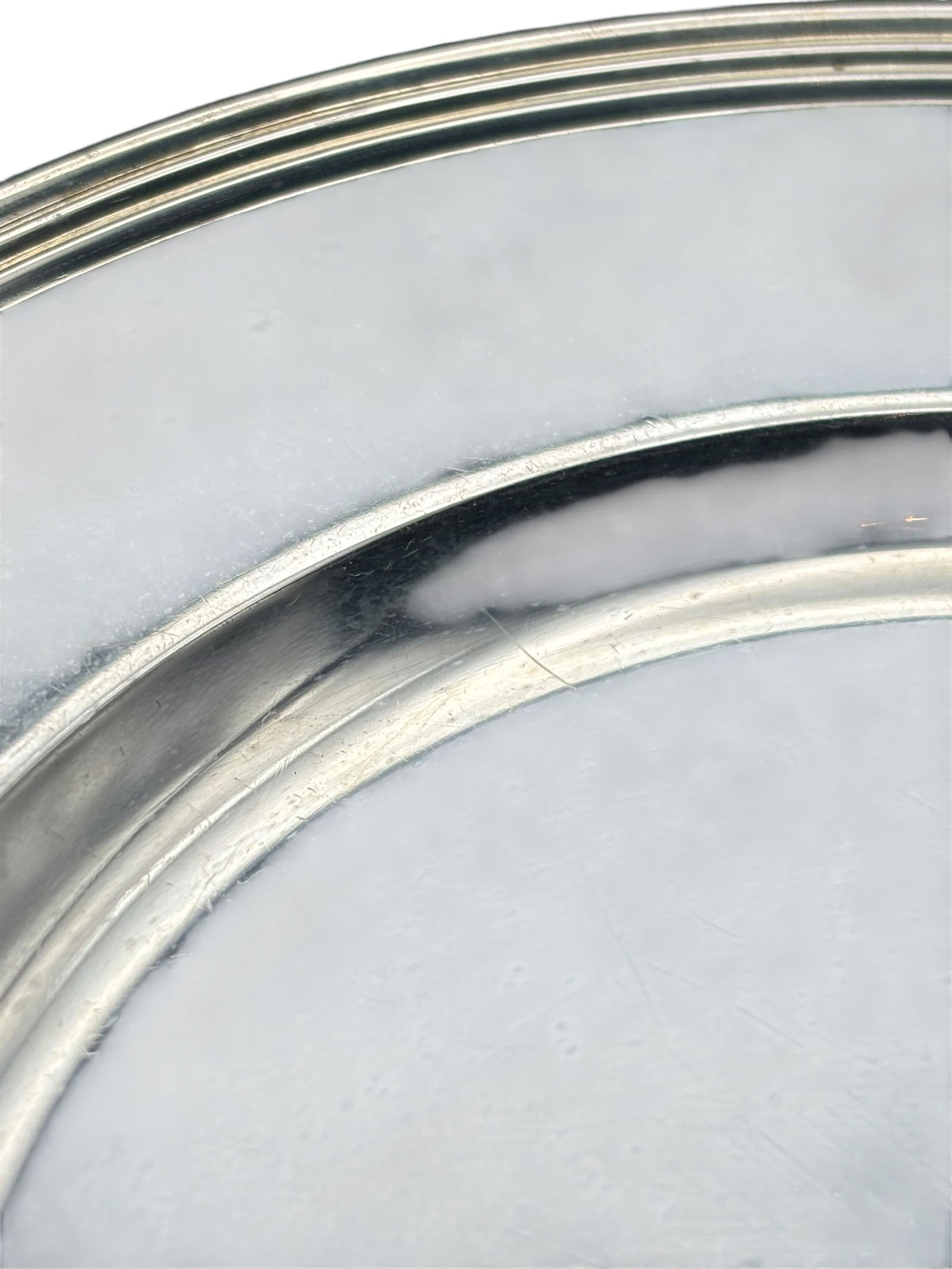 Set of Six Sterling Silver .925 Bread Plates - 5