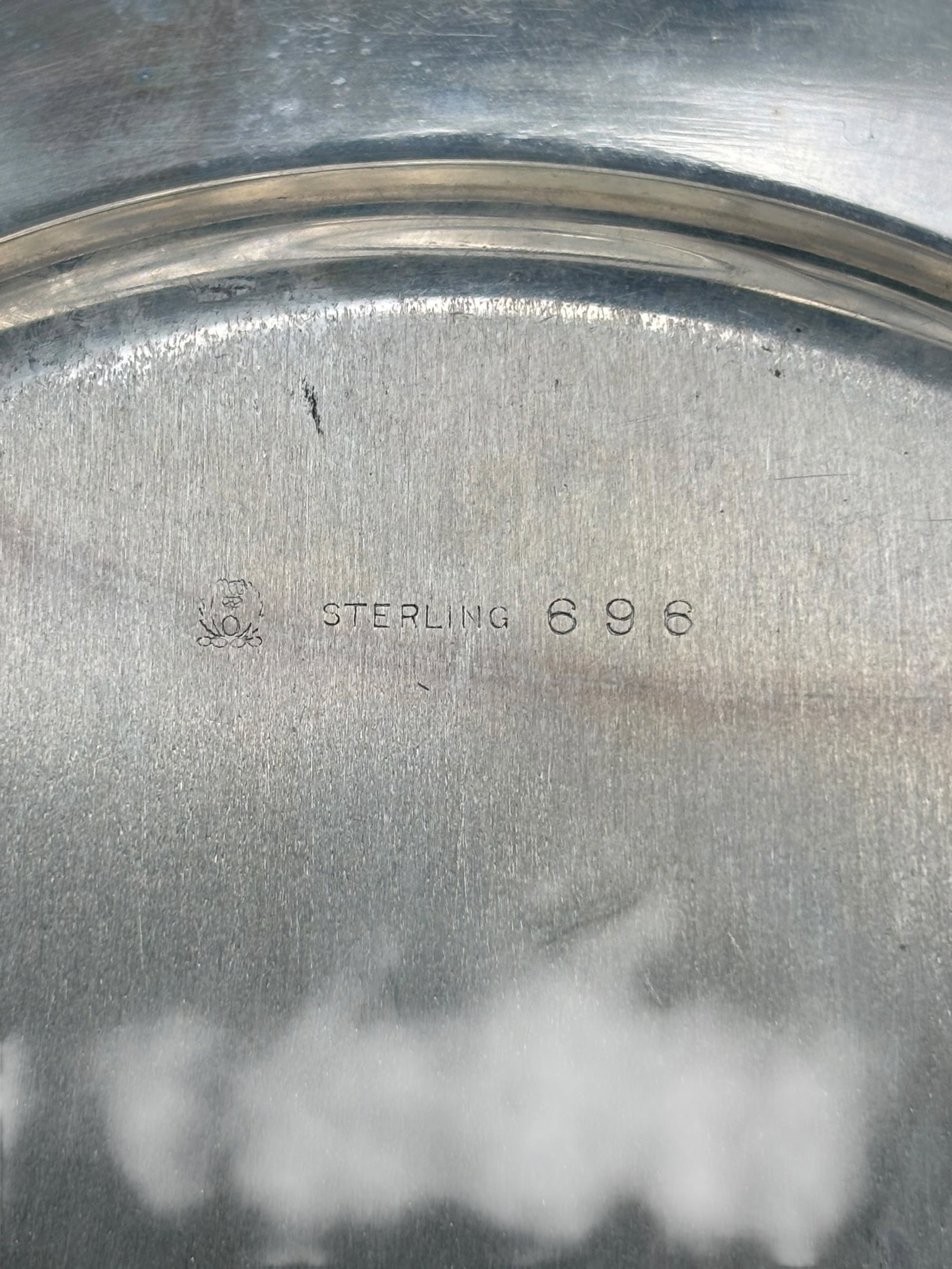 Set of Six Sterling Silver .925 Bread Plates - 6