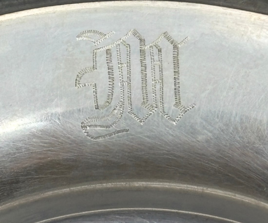 Set of Twelve Sterling Silver .925 Bread Plates - 5