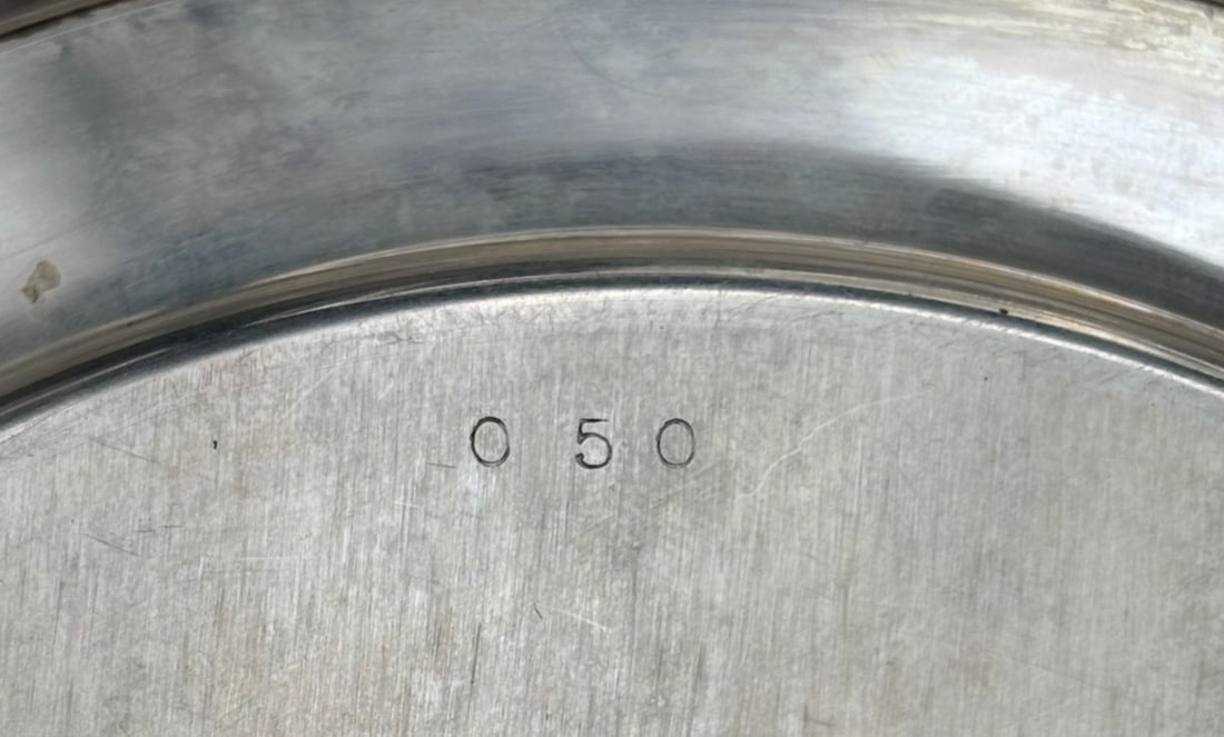 Set of Five Sterling Silver .925 Bread Plates - 6