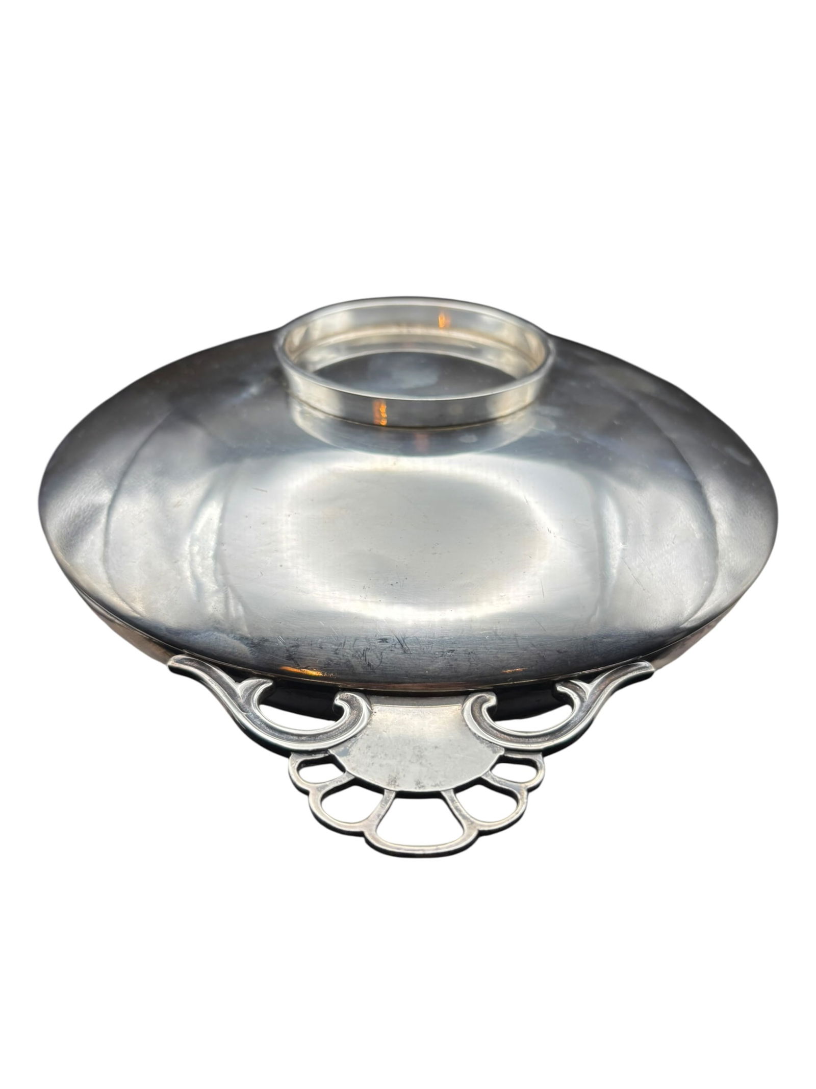 Sterling Silver .925 Covered Serving Dish - 2