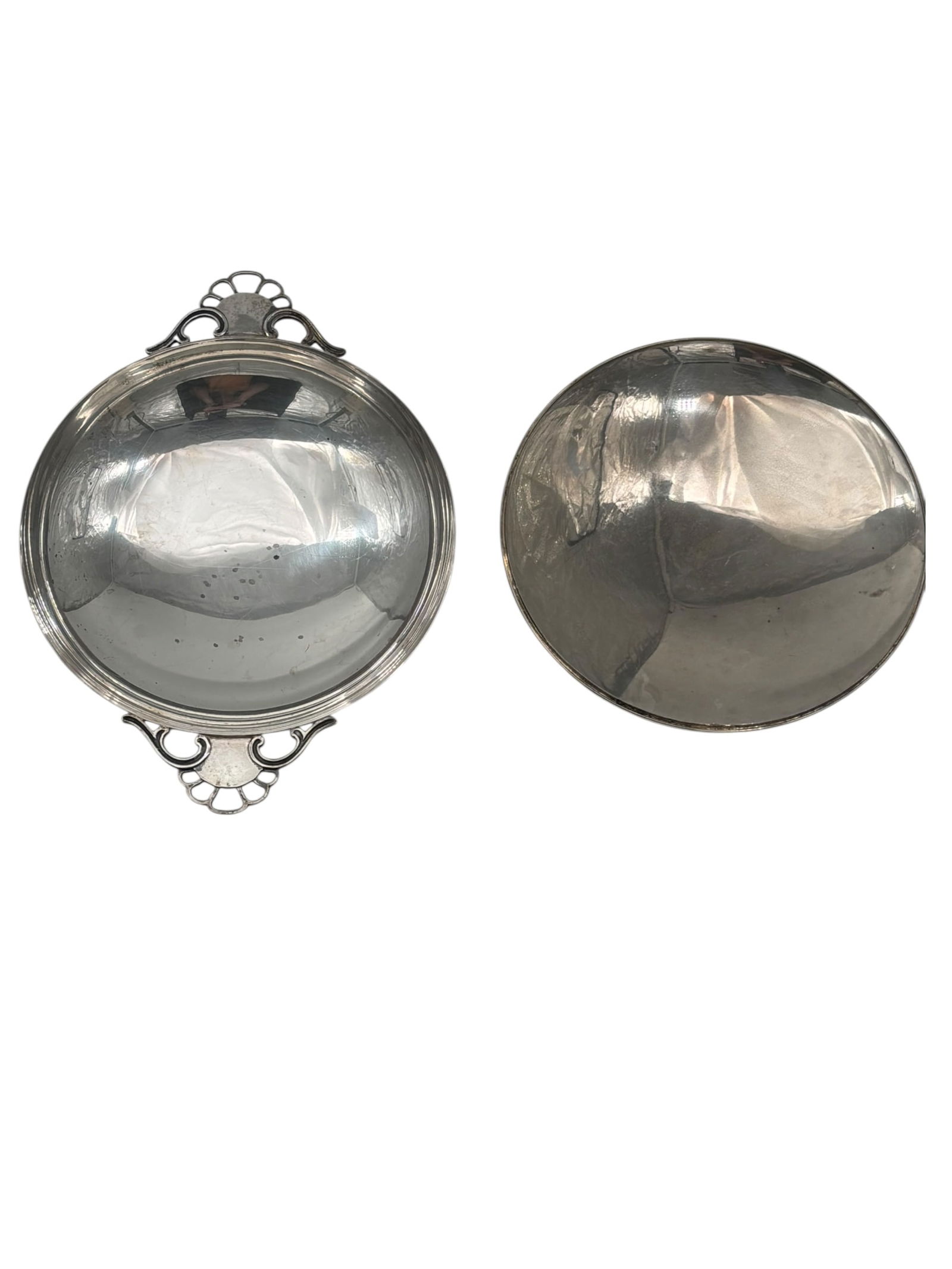 Sterling Silver .925 Covered Serving Dish - 3