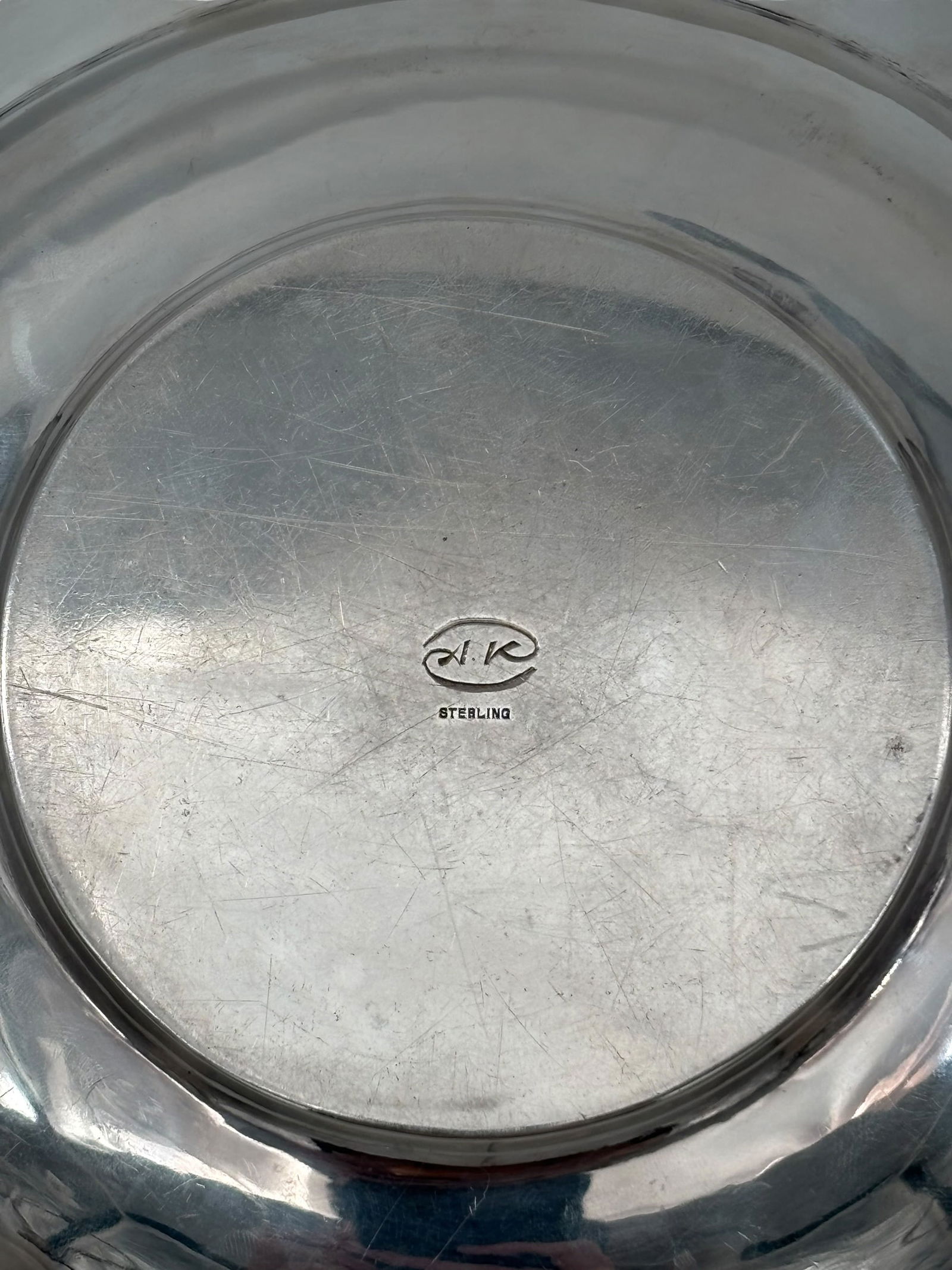 Art Deco Style Sterling Silver 925 Bowl - 3