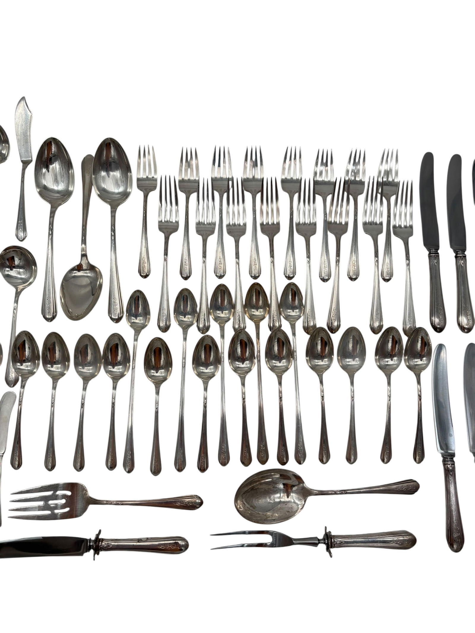 71-Piece Sterling Silver .925 Flatware Set - 2