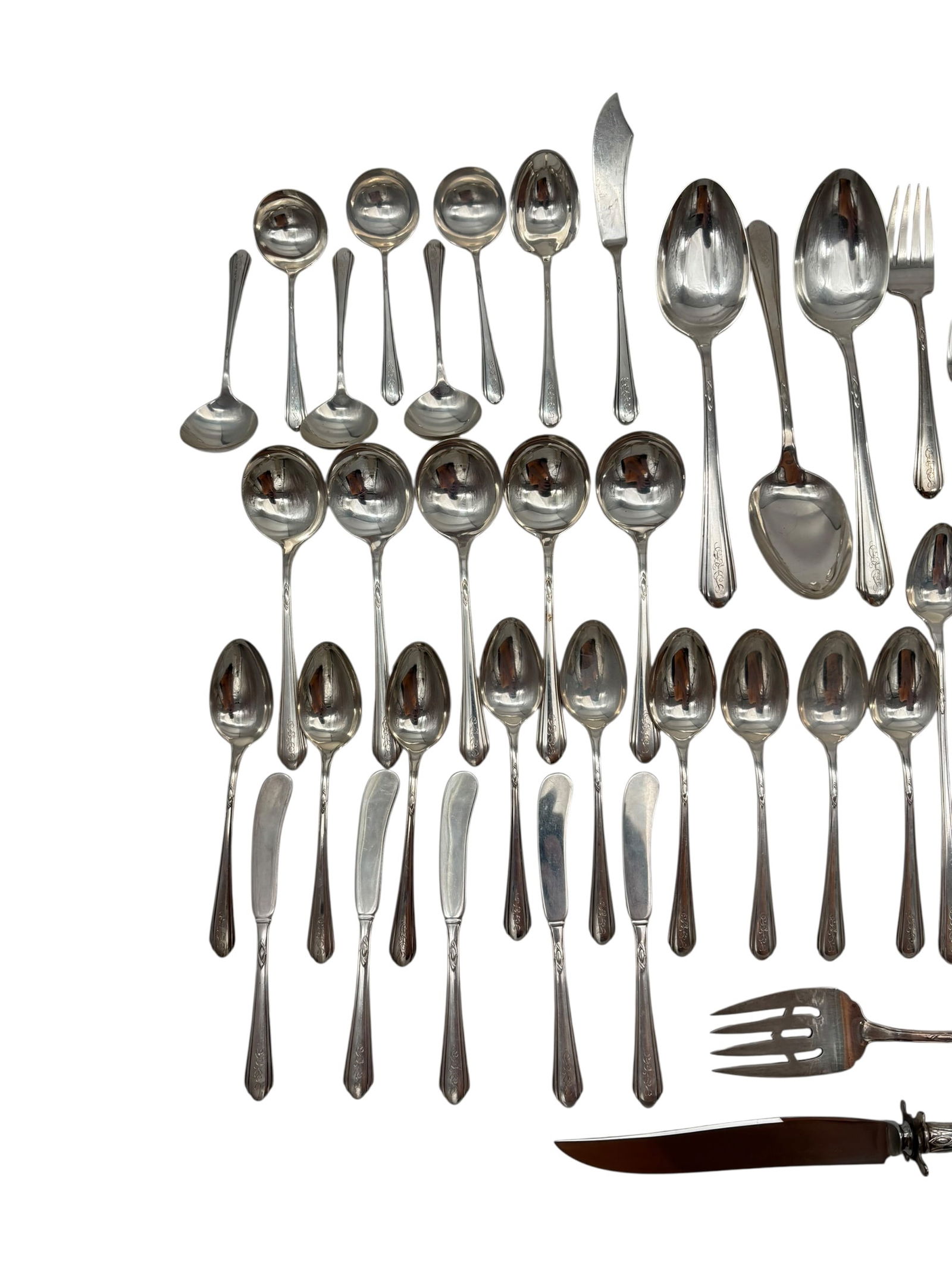 71-Piece Sterling Silver .925 Flatware Set - 3