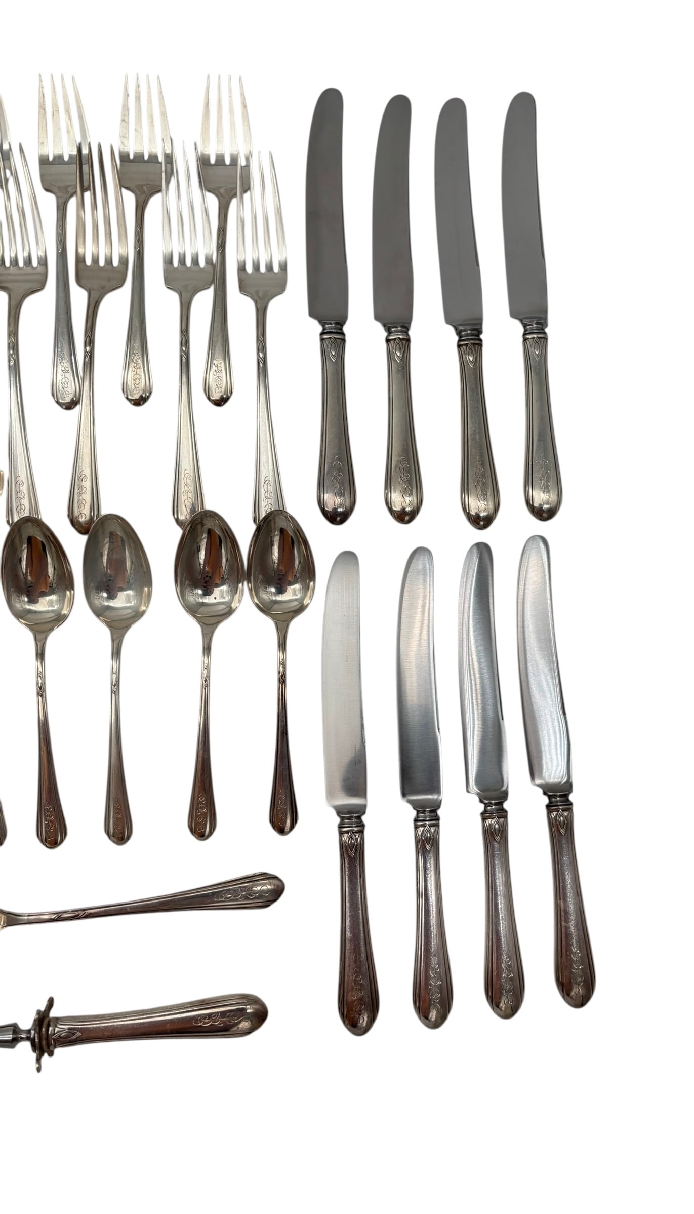 71-Piece Sterling Silver .925 Flatware Set - 4