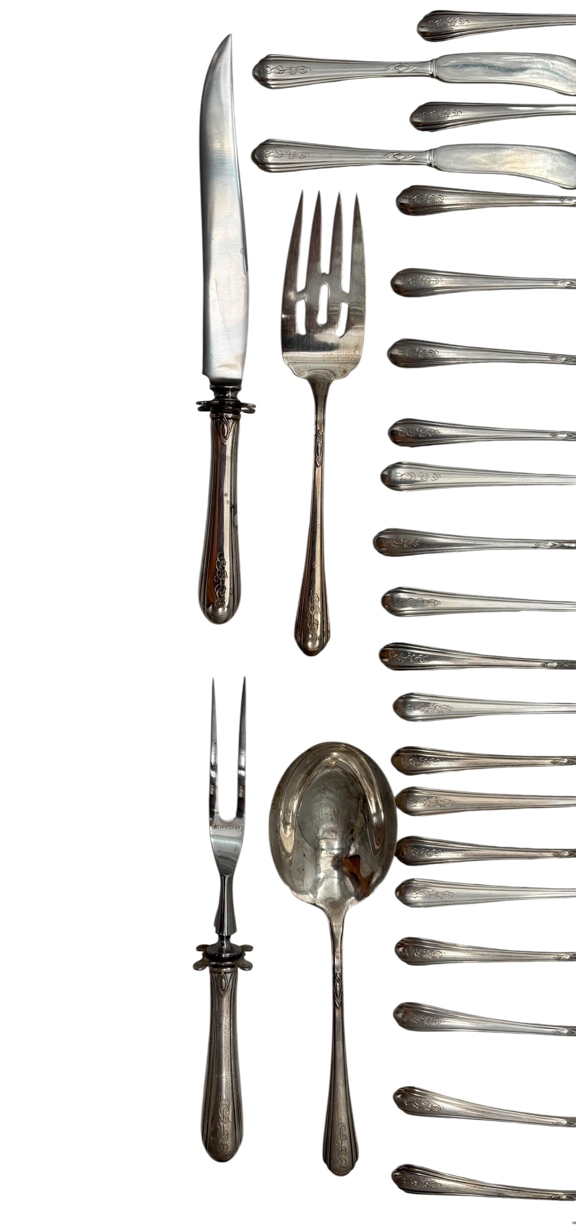 71-Piece Sterling Silver .925 Flatware Set - 5