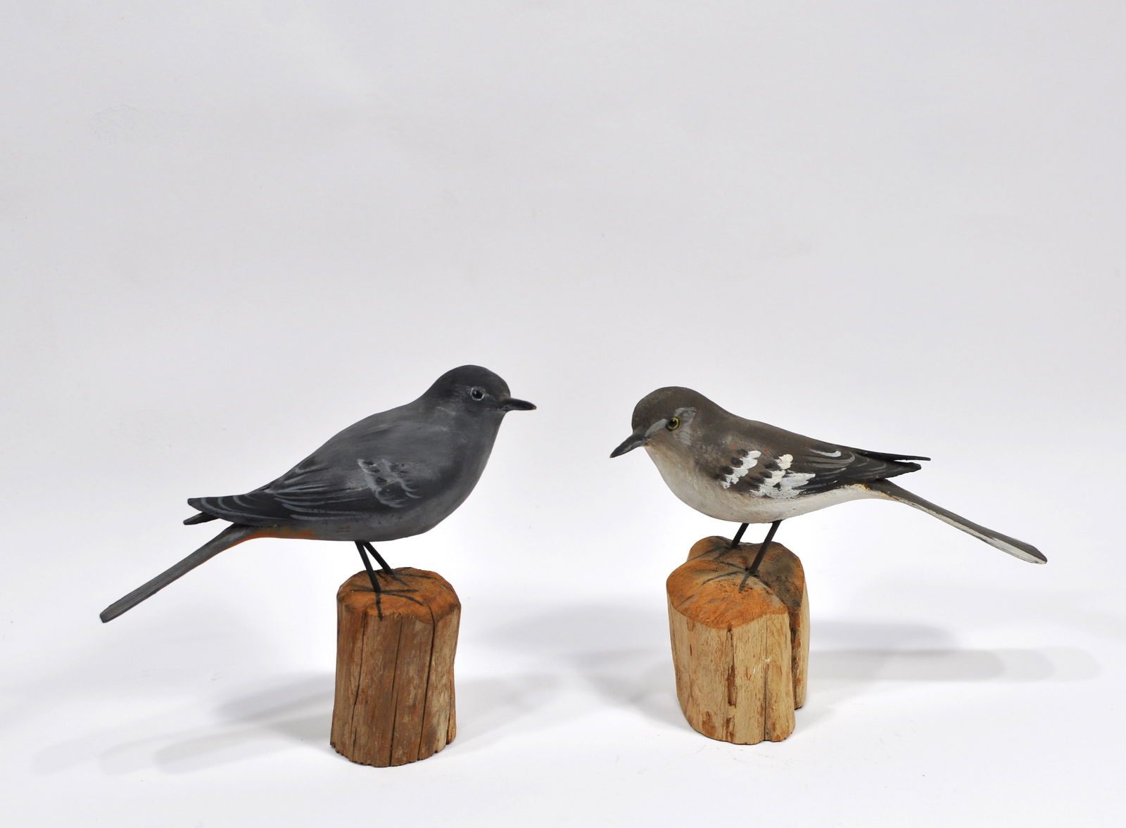 Peter Peltz (1915-2001) Gray Catbird and Northern Mockingbird Bird Sculptures (1 of 4)
