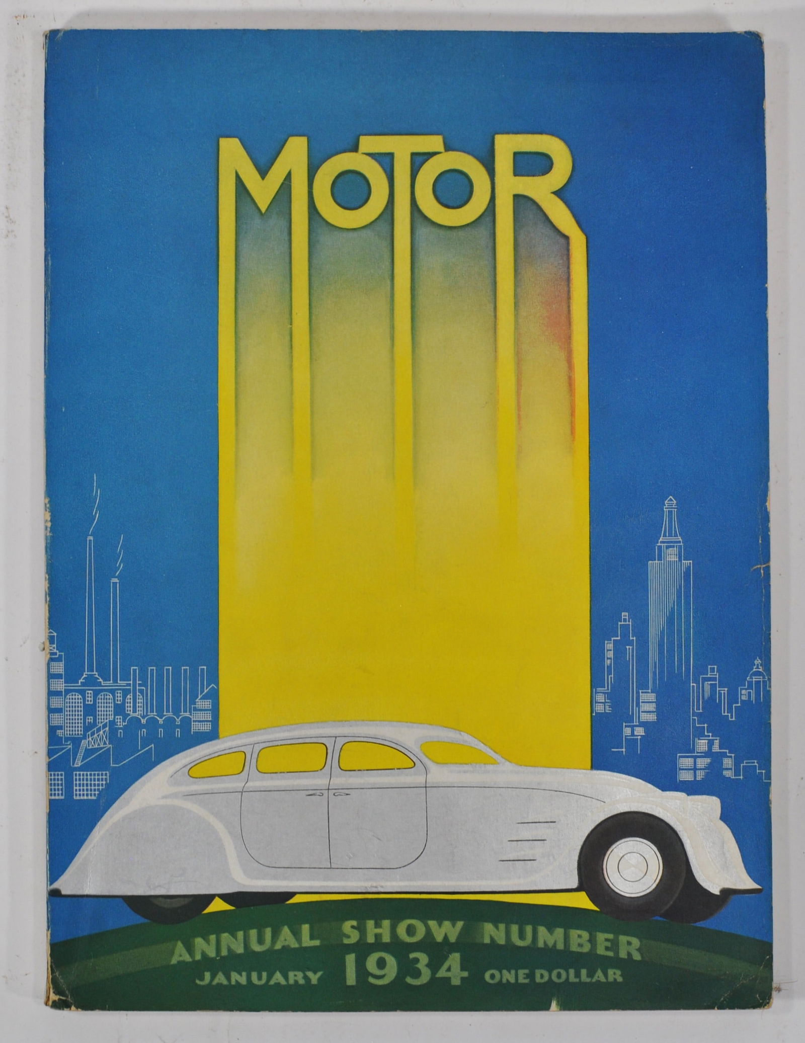 1934 Motor Annual Show Book Art Deco (1 of 5)