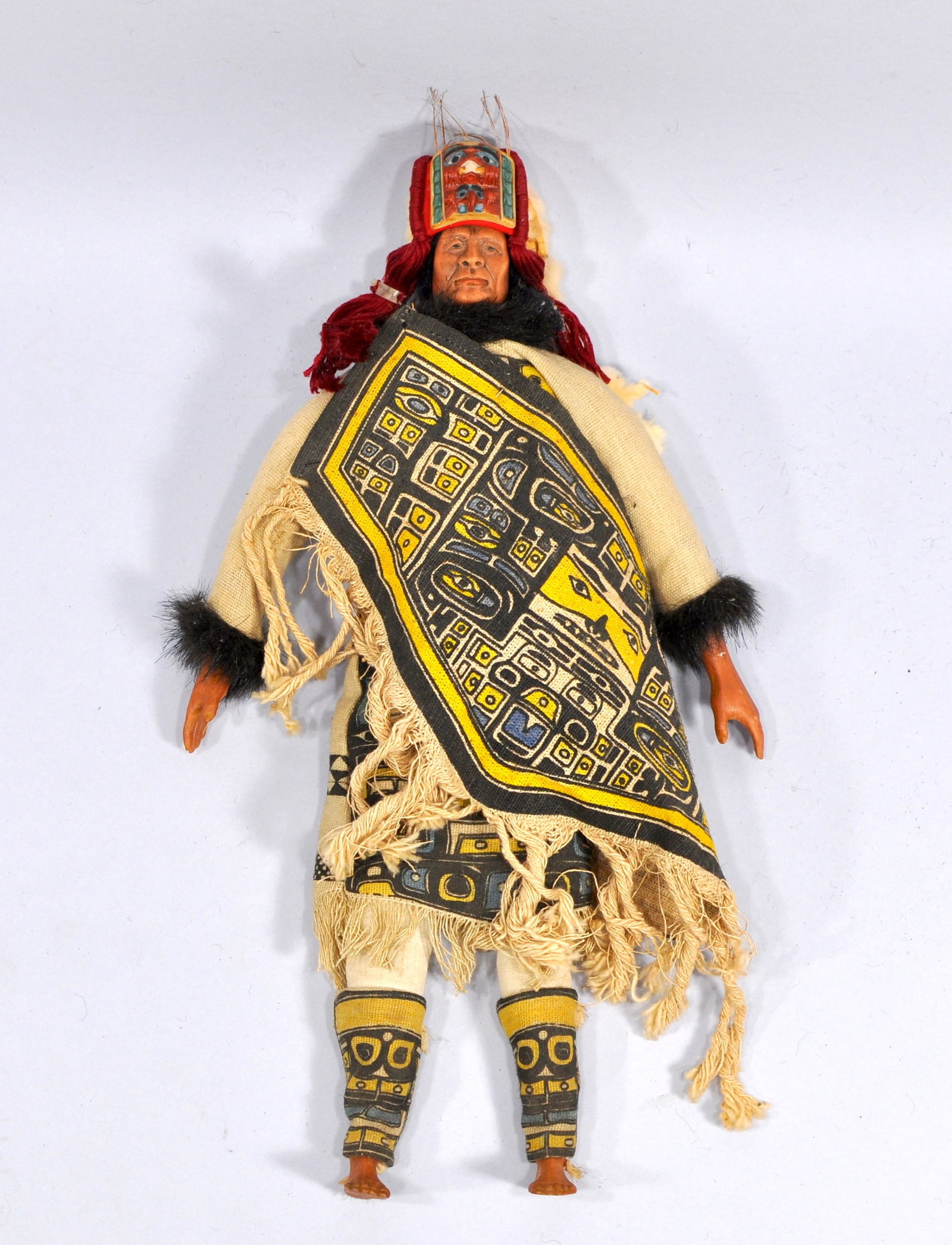 Vintage Handcrafted Northwest Coast Native American Doll (1 of 5)