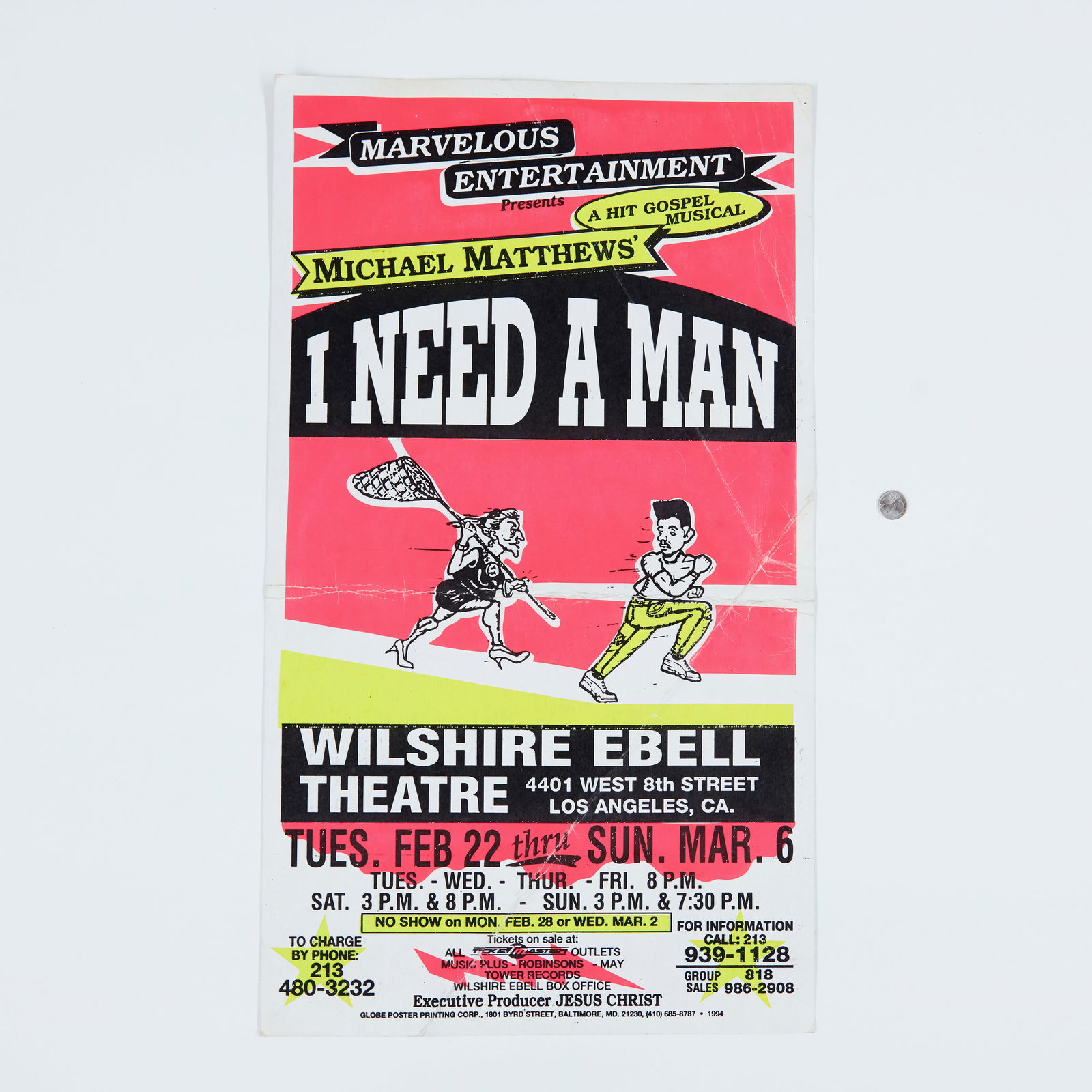 I Need a Man Original Theater Poster (1 of 2)