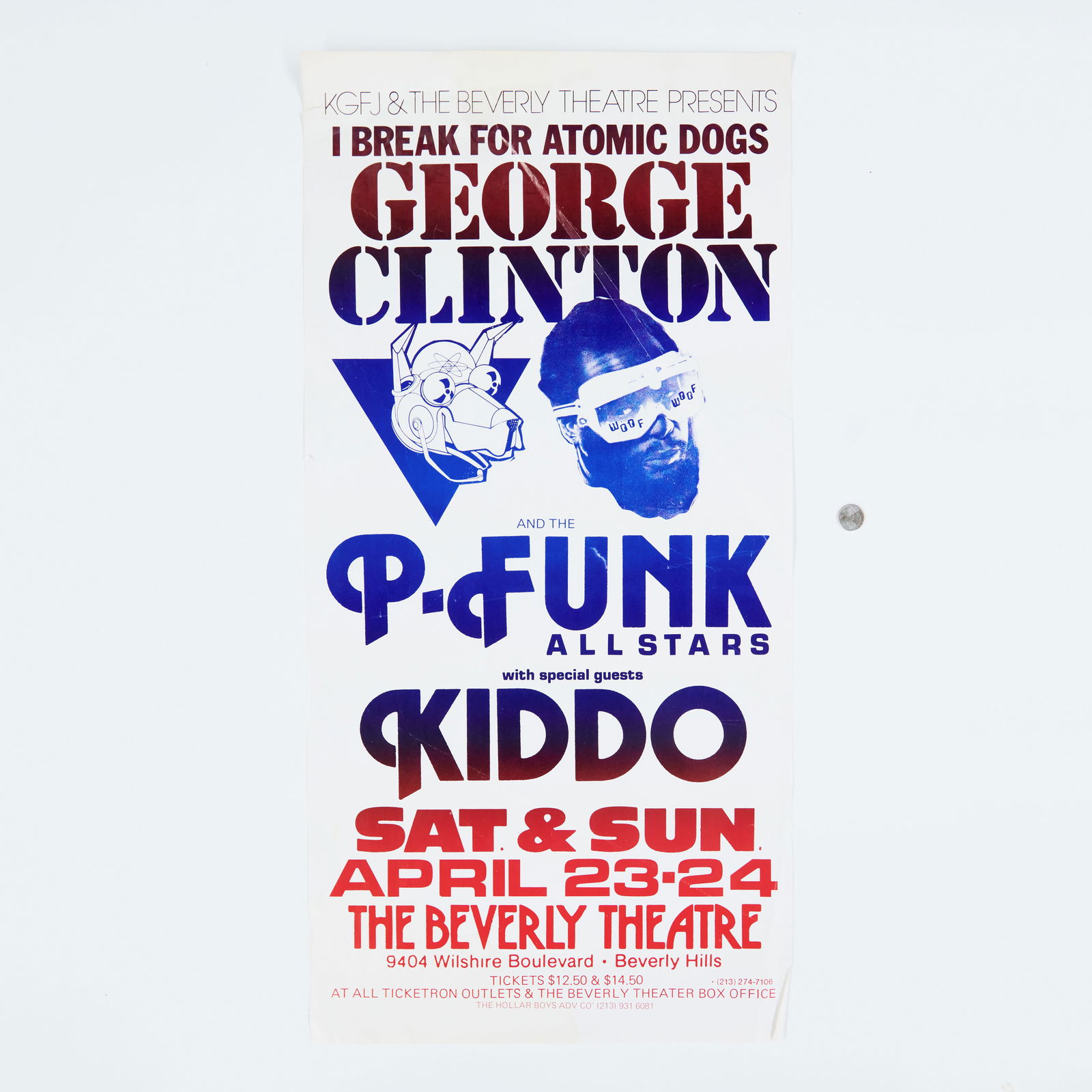 George Clinton and the P-Funk All Stars Original Concert Poster (1 of 2)