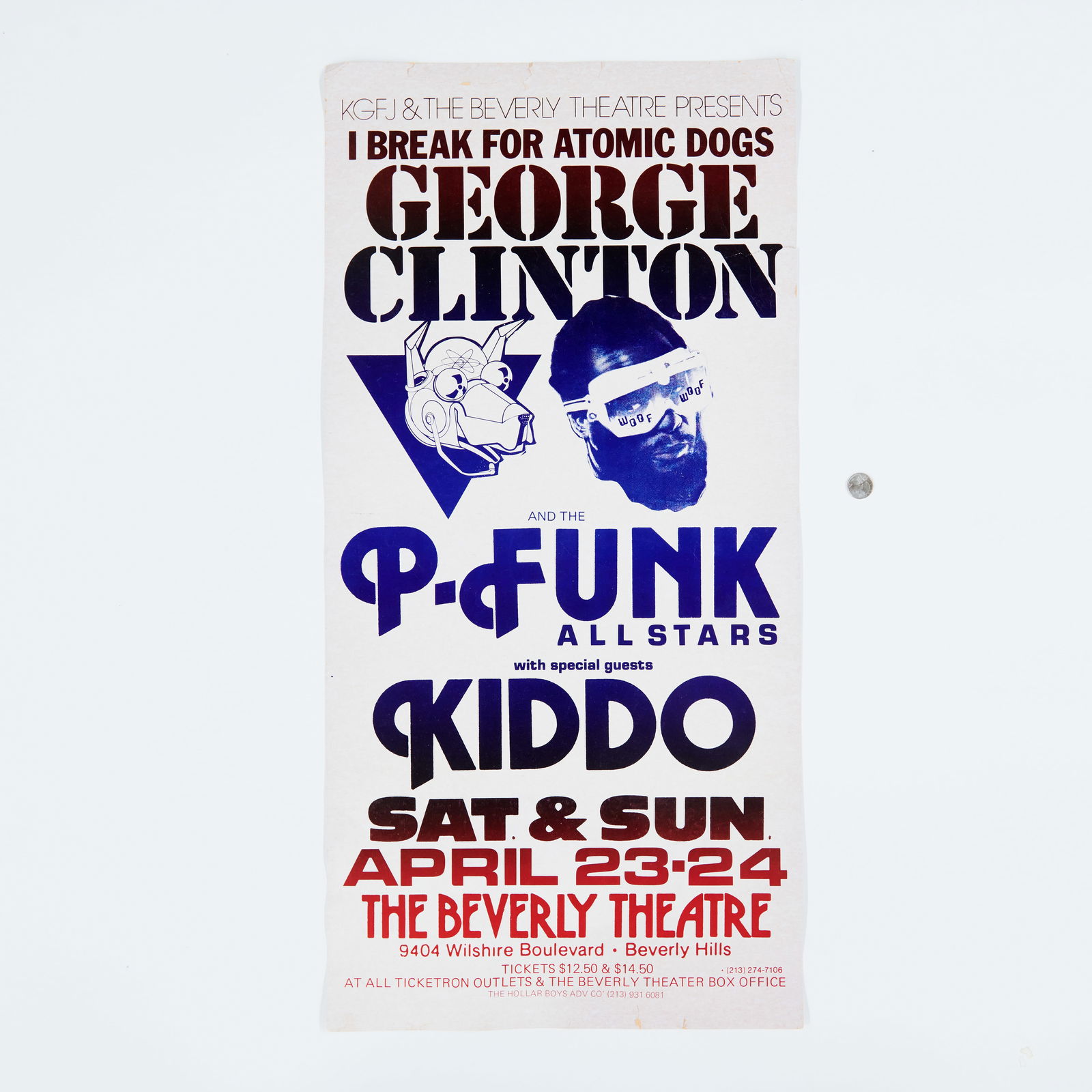 George Clinton and the P-Funk All Stars Original Concert Poster (1 of 2)