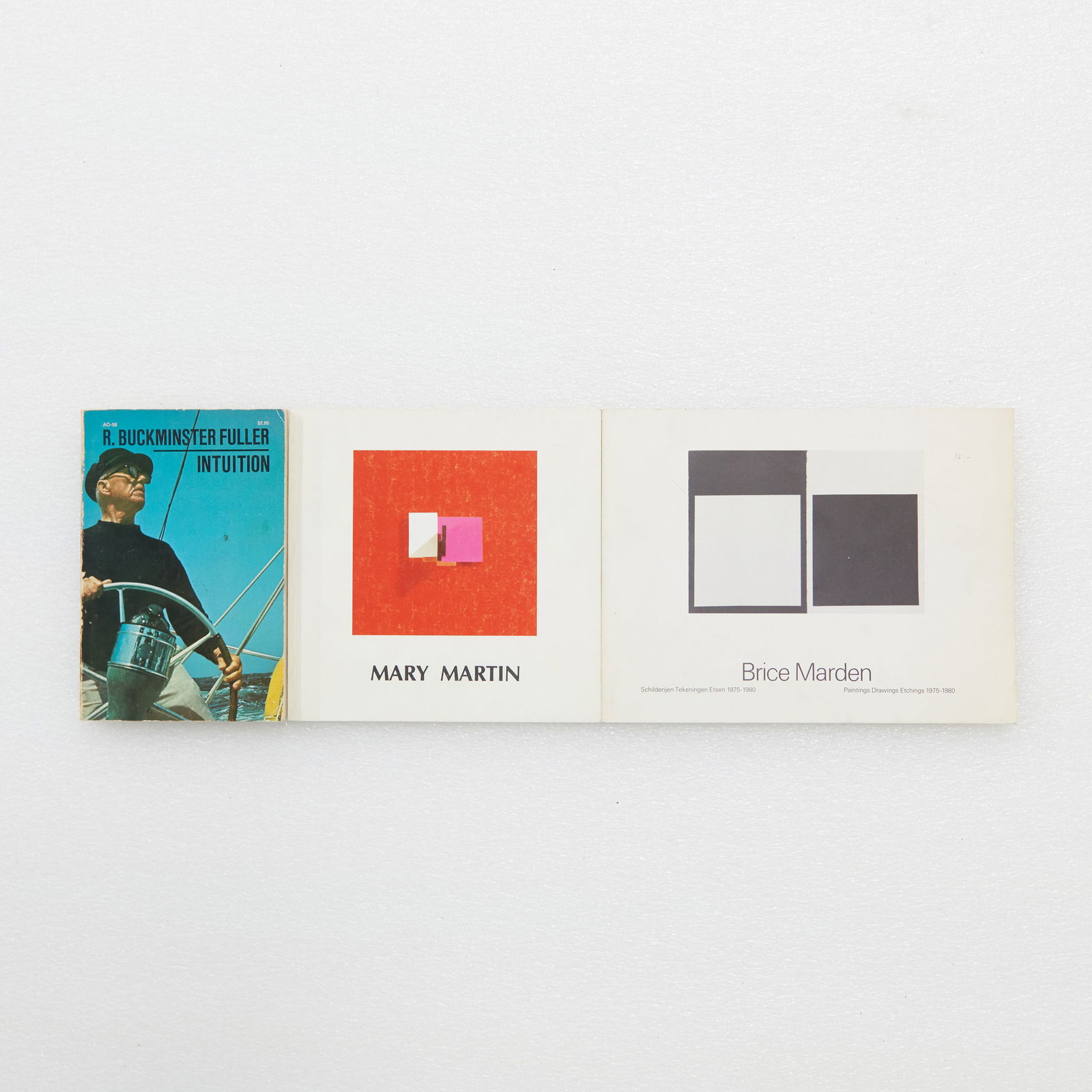 Art Book Group Lot #1: R. BuckMinster Fuller "Intuition", Mary Martin, Brice Marden.