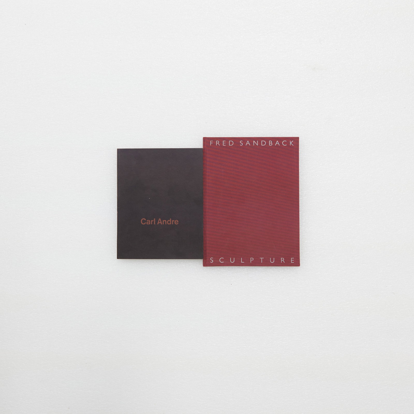Art Book Group Lot #4: Carl Andre Extraneous Roots, Frankfurt Museum, circa 1991.Fred Sandback Sculpture, Contemporary Arts Museum Houston, circa 1989.
