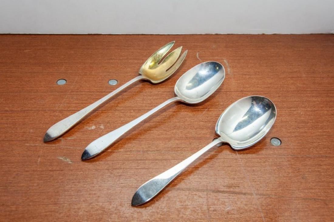 Tiffany Fanueil Sterling Long Handled Salad Set with (1 of 1)