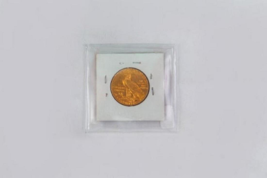 $5.00 Gold: 1912, AU. Estimate $275 - $325 (1 of 2)